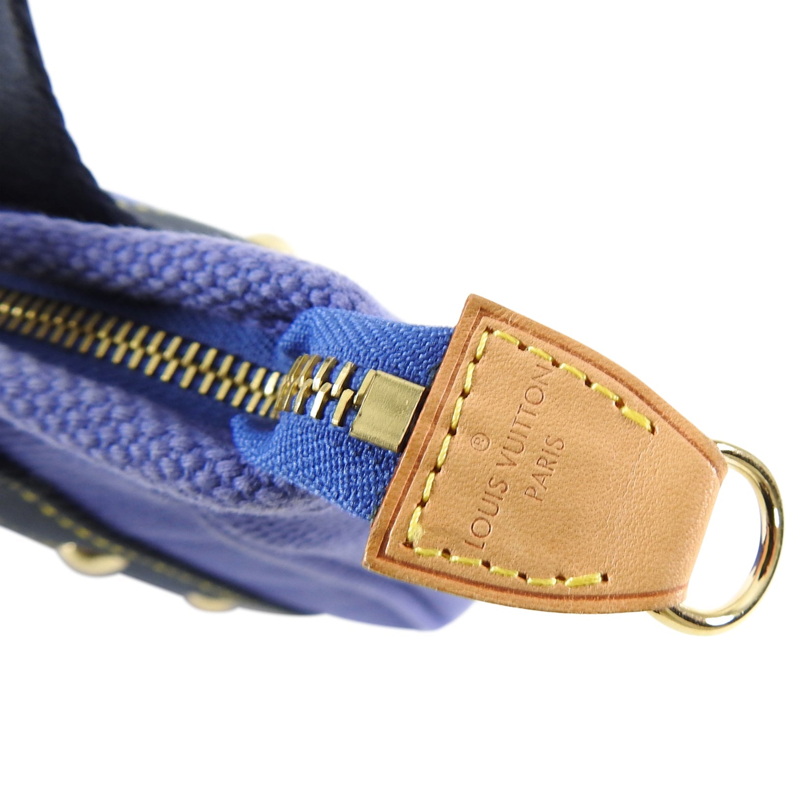 Louis Vuitton Blue Antigua Cabas PM Canvas Bag