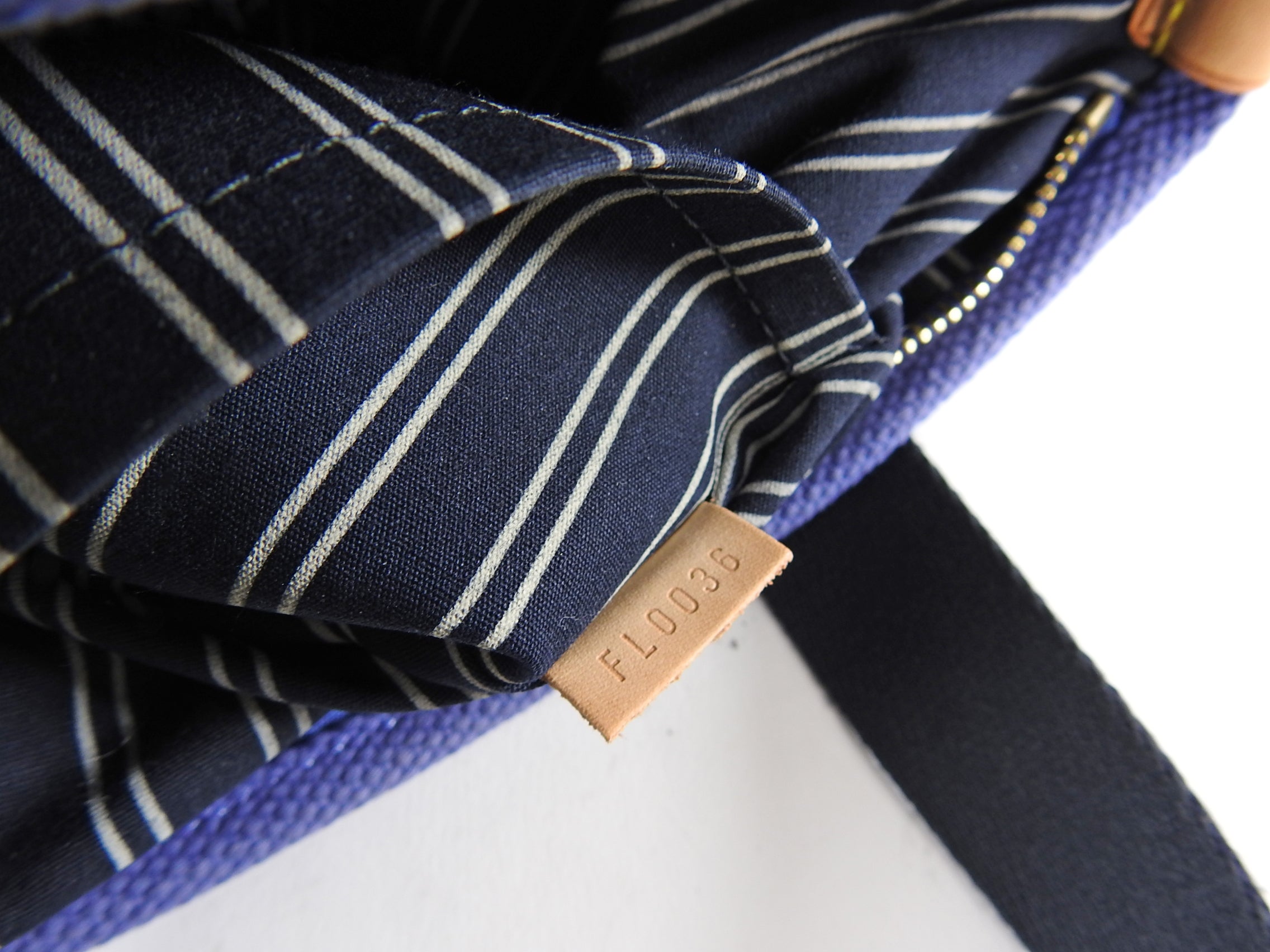 Louis Vuitton Blue Antigua Cabas PM Canvas Bag