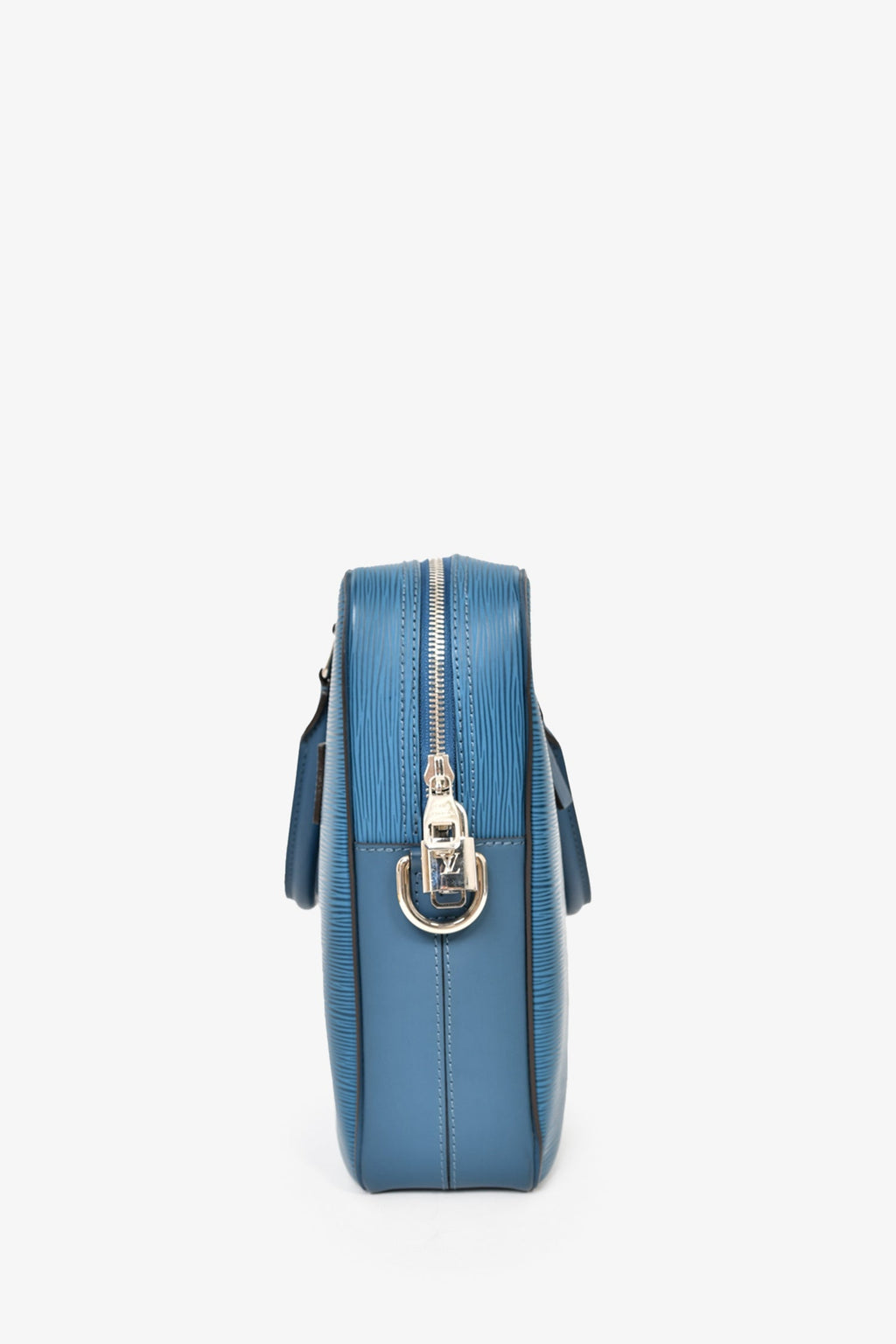 Louis Vuitton Blue Epi Leather 'Porte Documents' Briefcase w/ Strap