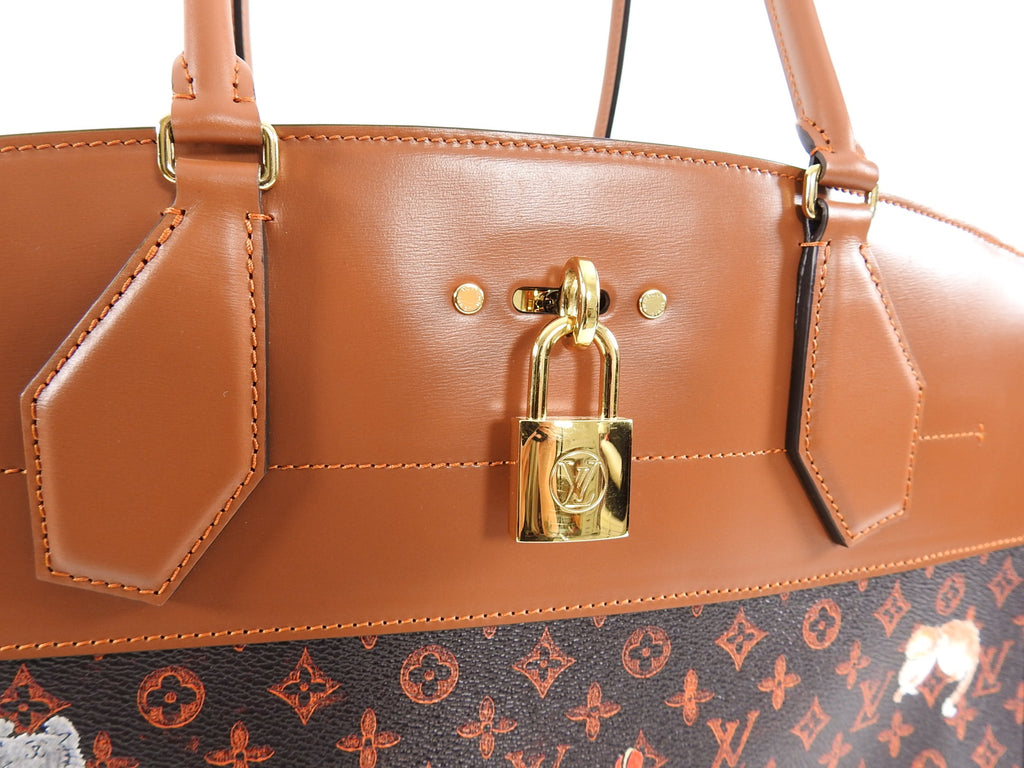Louis Vuitton Limited Edition Catogram City Steamer Cabas XXL Bag