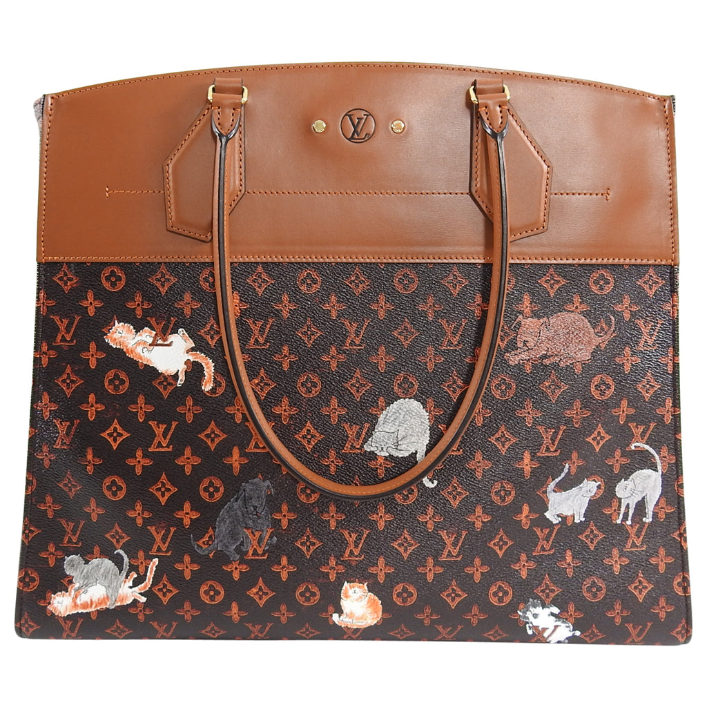 Louis Vuitton Limited Edition Catogram City Steamer Cabas XXL Bag