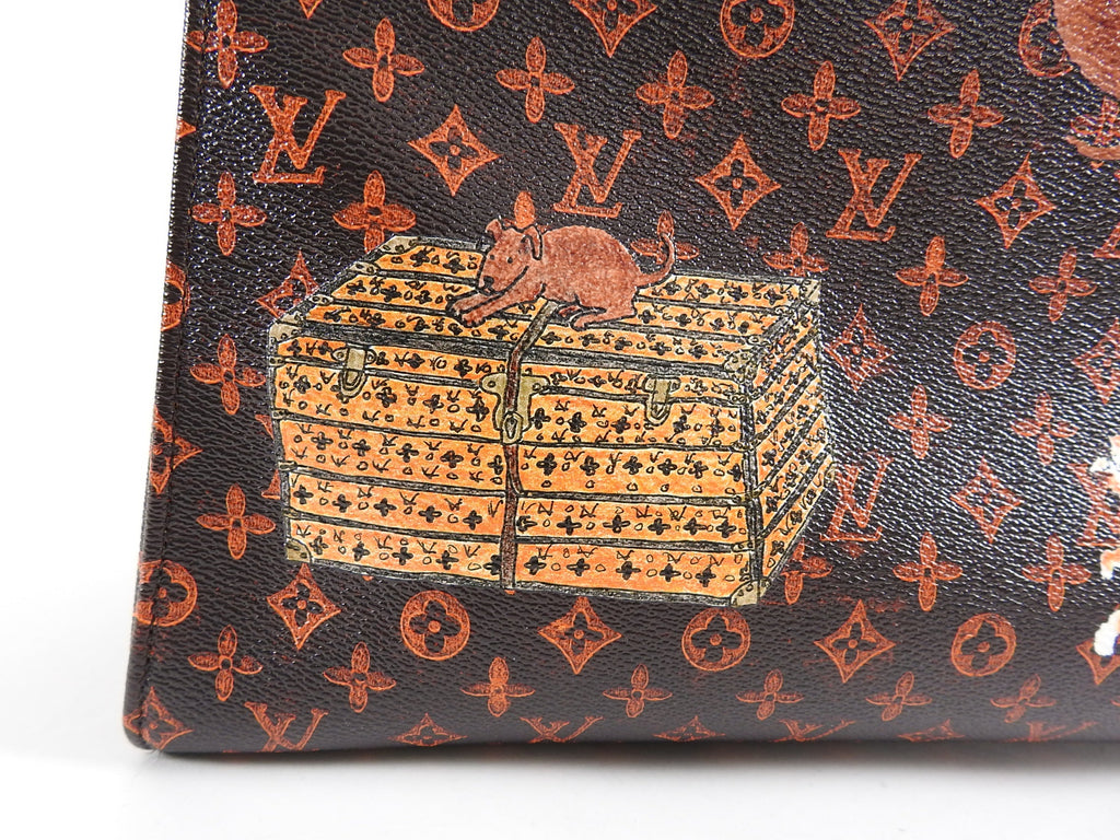 Louis Vuitton Limited Edition Catogram City Steamer Cabas XXL Bag