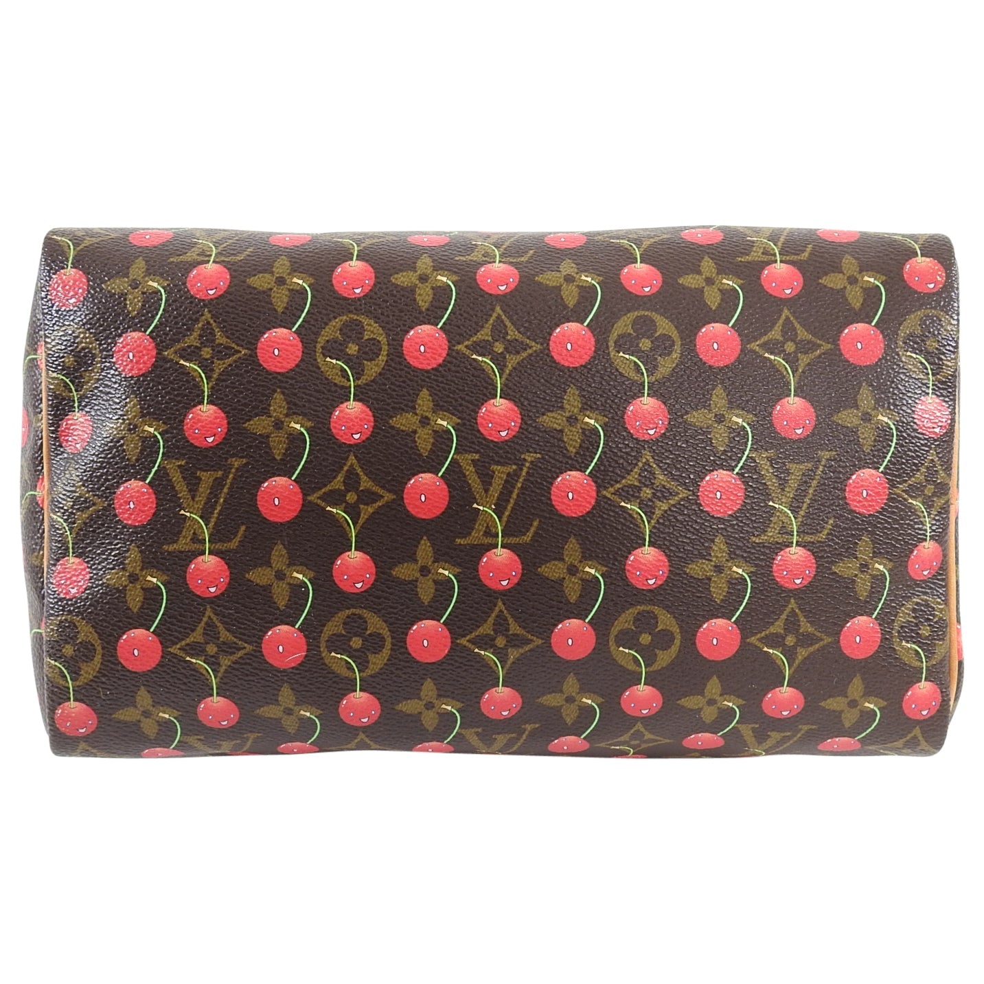 Louis Vuitton Limited Edition Murakami Cerises Cherry Monogram Speedy 25 Bag