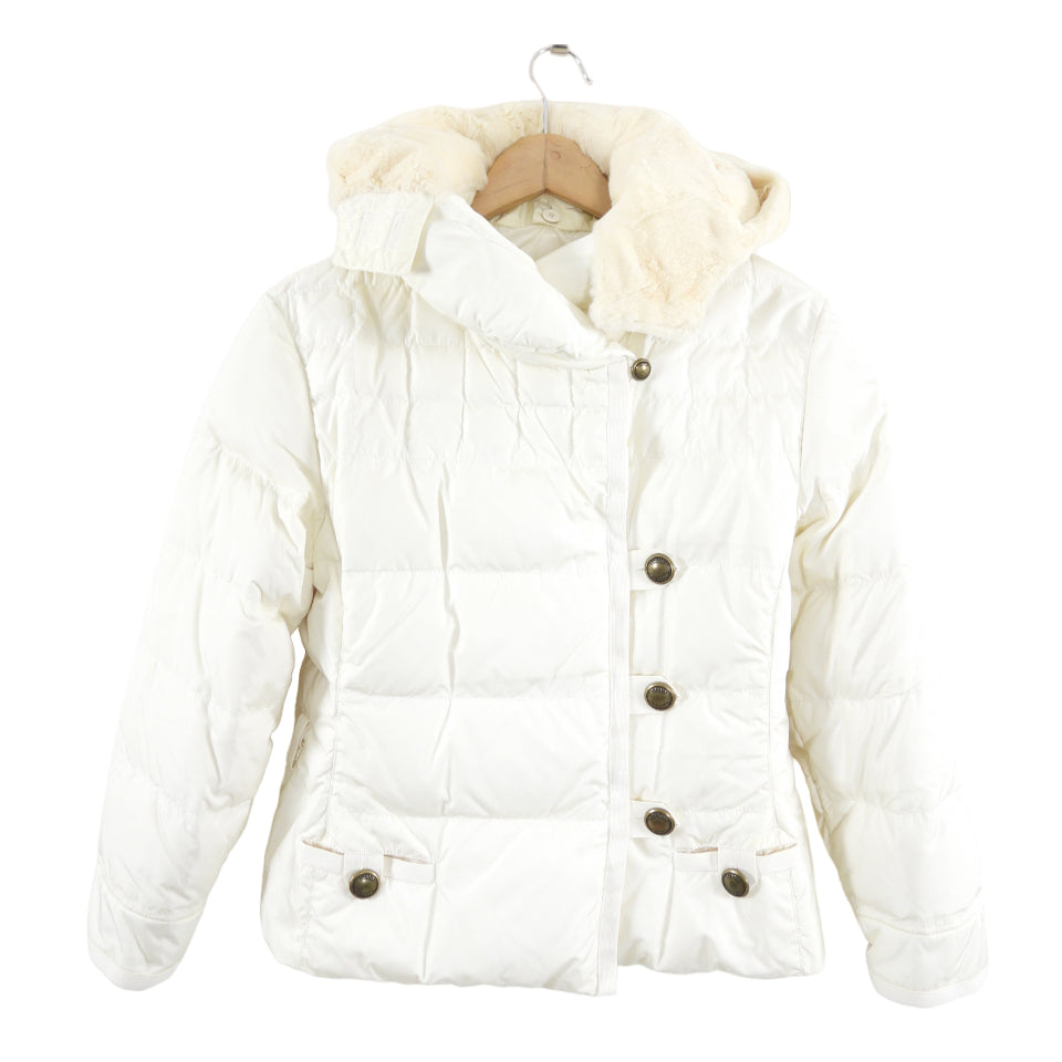 Louis Vuitton Ivory Down Filled Puffer Jacket - S