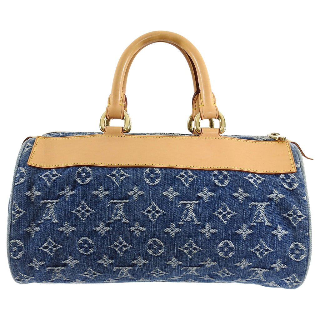Louis Vuitton Vintage 2005 Denim Neo Monogram Speedy Bag