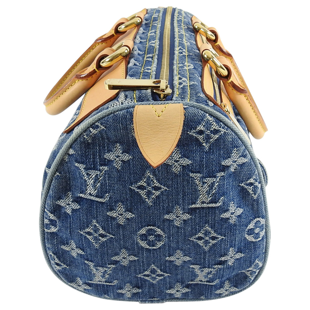 Louis Vuitton Vintage 2005 Denim Neo Monogram Speedy Bag