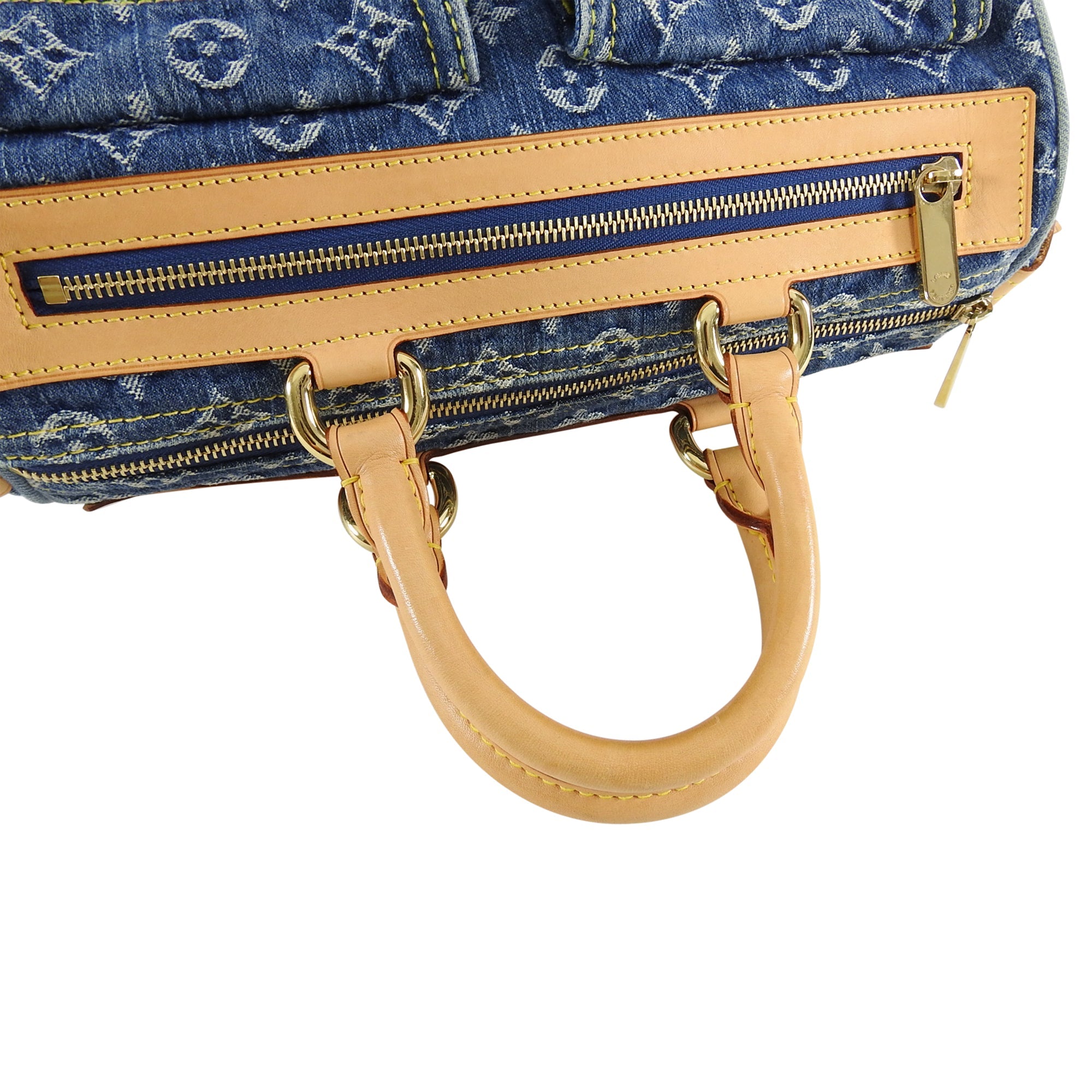 Louis Vuitton Vintage 2005 Denim Neo Monogram Speedy Bag