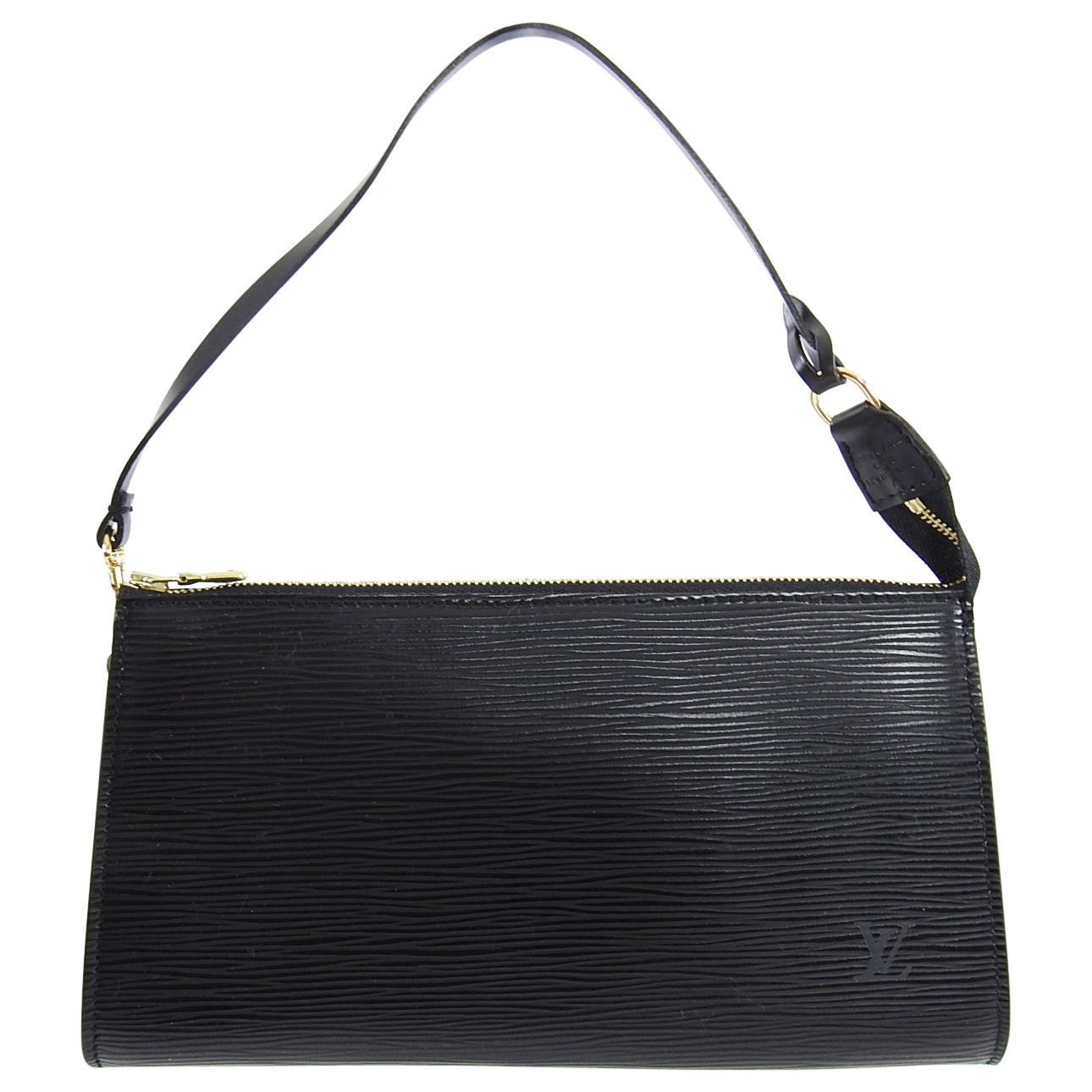 Louis Vuitton Black Epi Leather Pochette Accessoires Small Bag