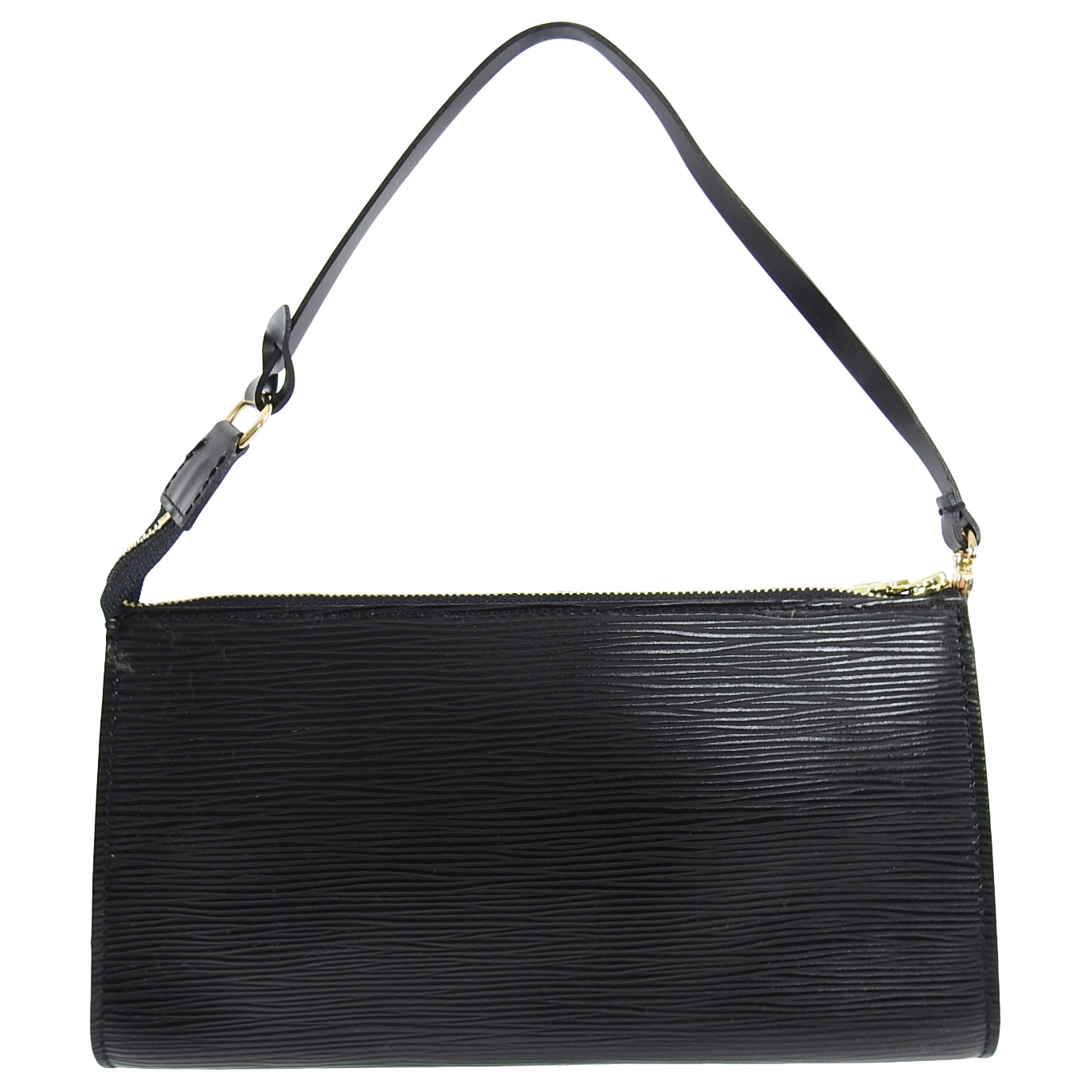 Louis Vuitton Black Epi Leather Pochette Accessoires Small Bag