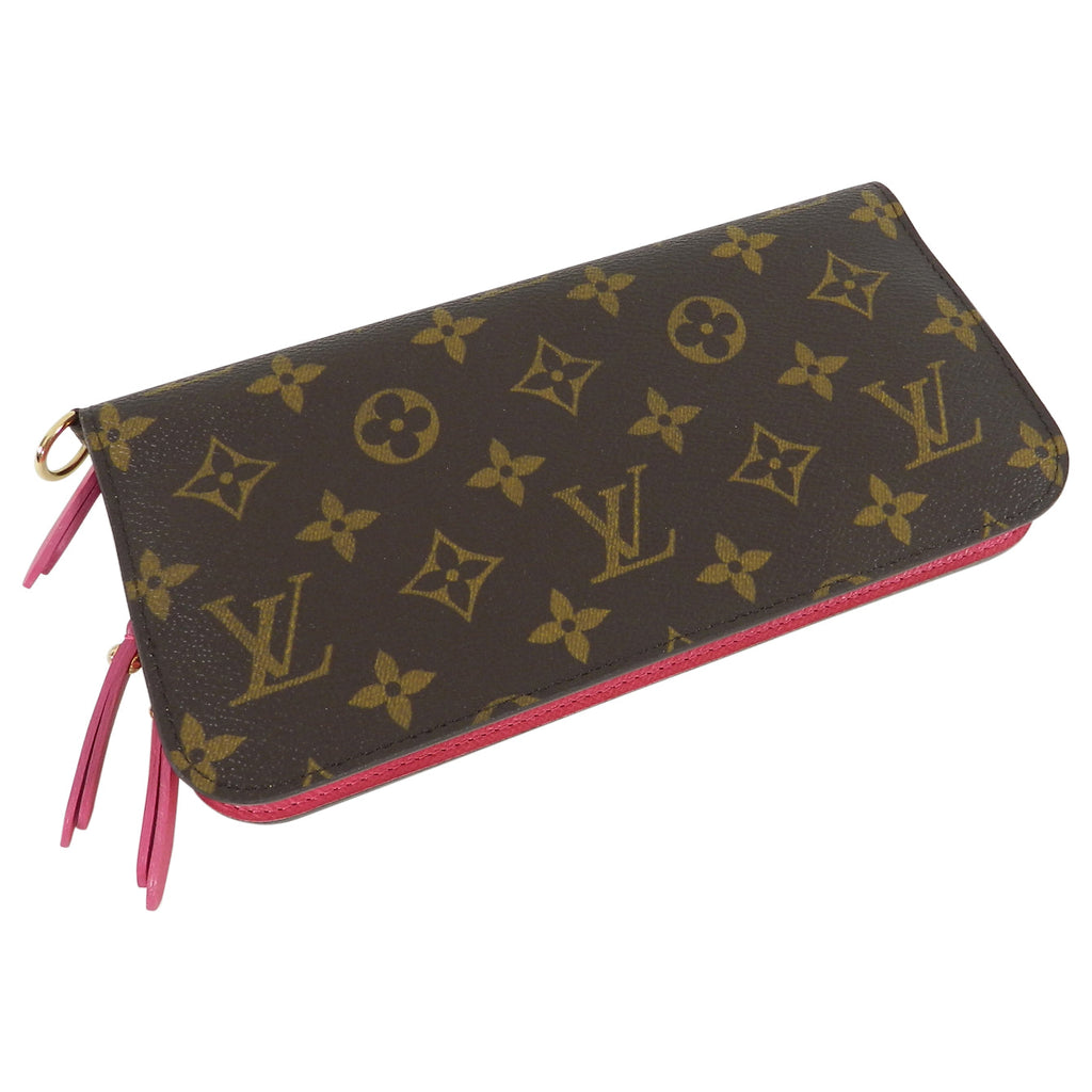 Louis Vuitton Brown and Pink Monogram Canvas Insolite Wallet