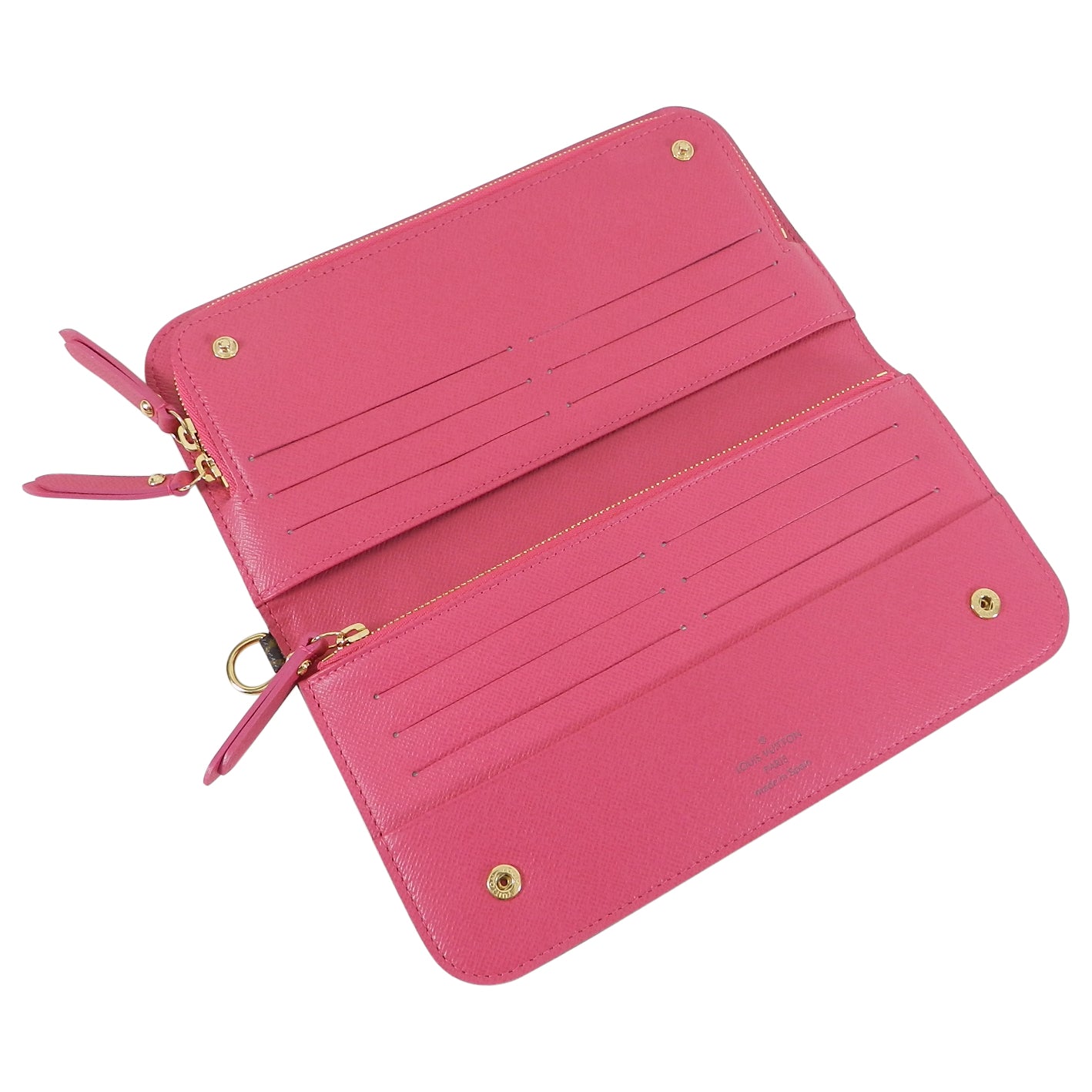 Louis Vuitton Brown and Pink Monogram Canvas Insolite Wallet