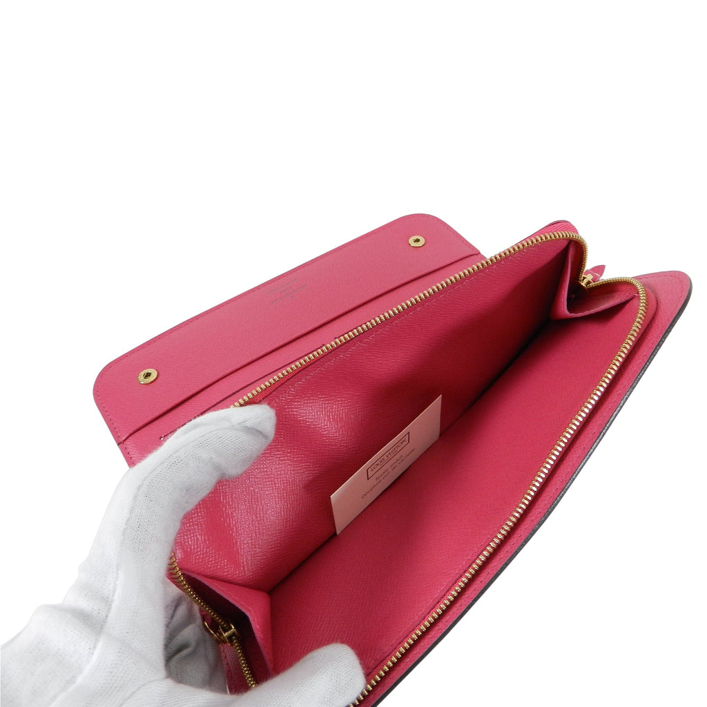 Louis Vuitton Brown and Pink Monogram Canvas Insolite Wallet