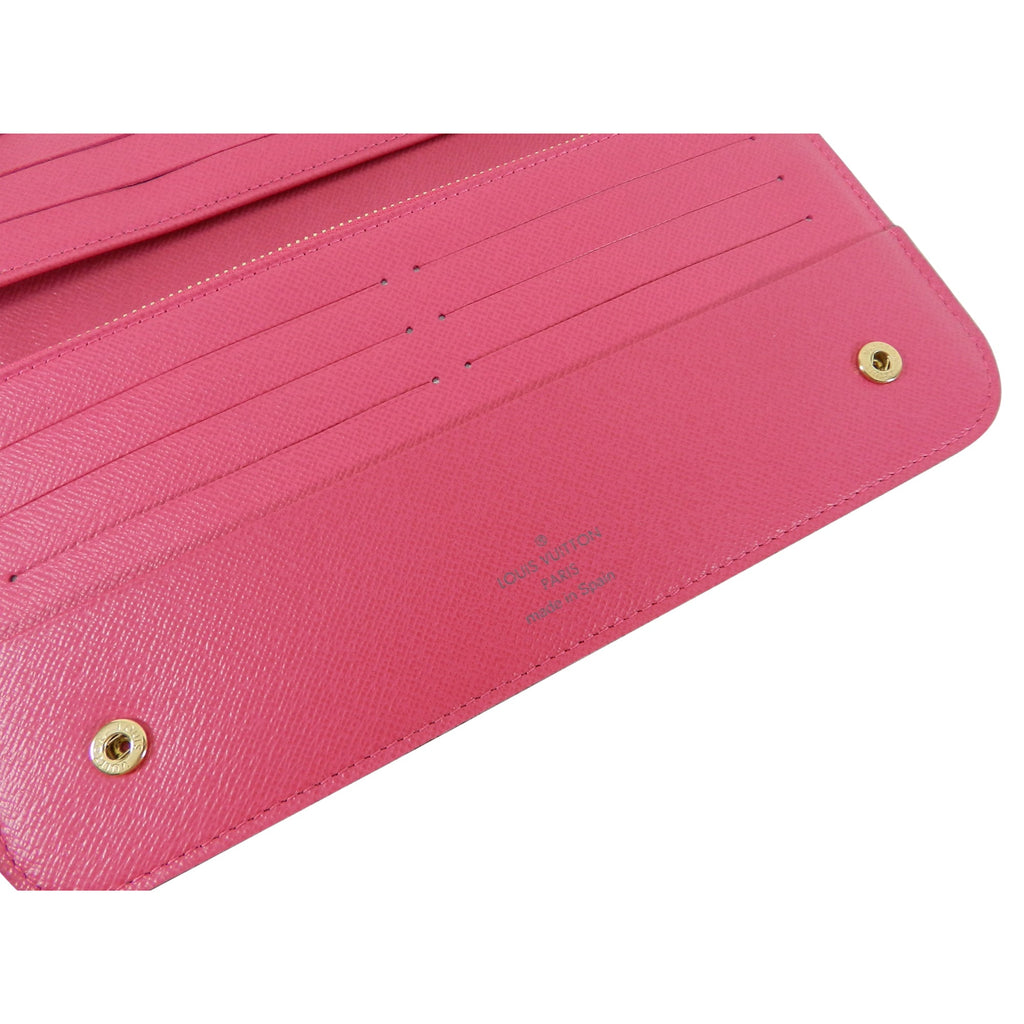Louis Vuitton Brown and Pink Monogram Canvas Insolite Wallet