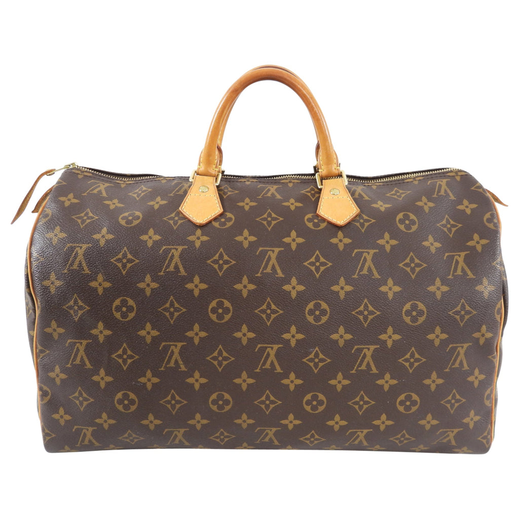 Louis Vuitton Monogram Speedy 40 Keepall Duffle Bag