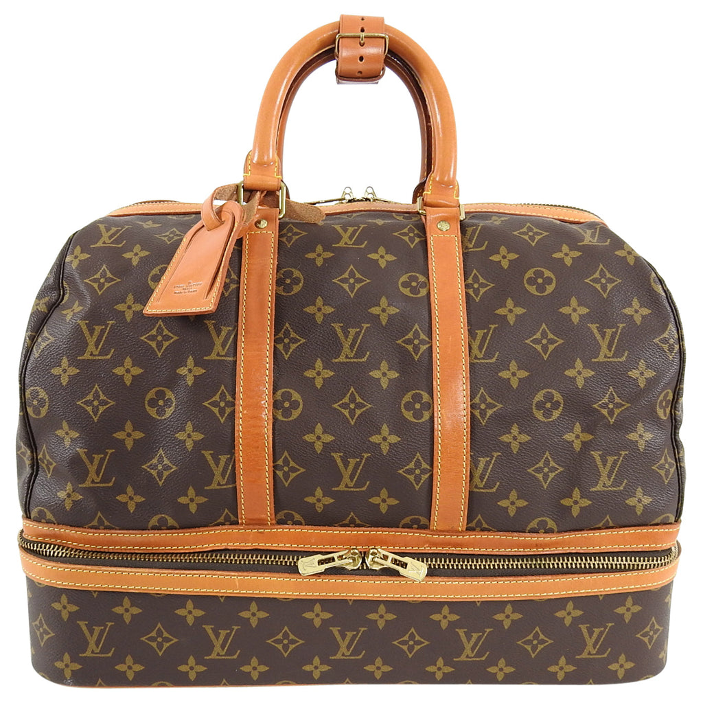 Louis Vuitton Vintage 1987 Monogram Sac Sport Travel Duffle Bag