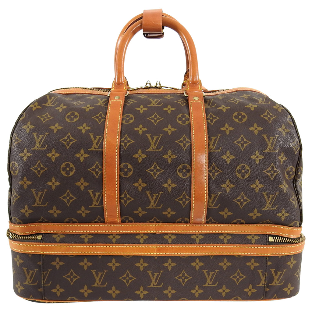 Louis Vuitton Vintage 1987 Monogram Sac Sport Travel Duffle Bag
