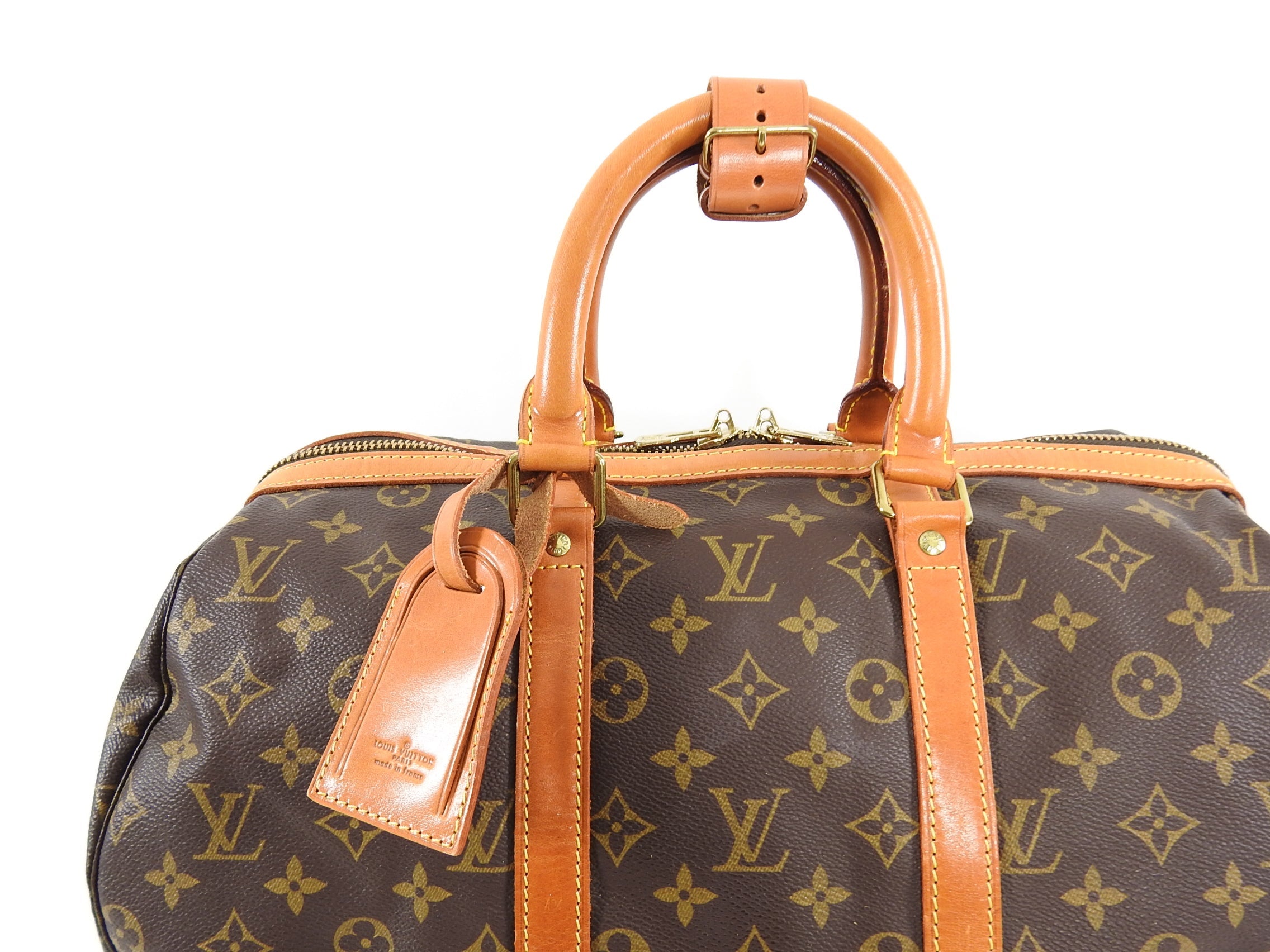 Louis Vuitton Vintage 1987 Monogram Sac Sport Travel Duffle Bag