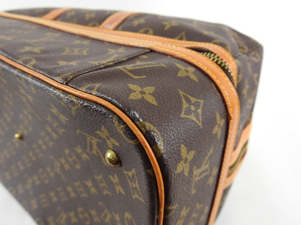 Louis Vuitton Vintage 1987 Monogram Sac Sport Travel Duffle Bag