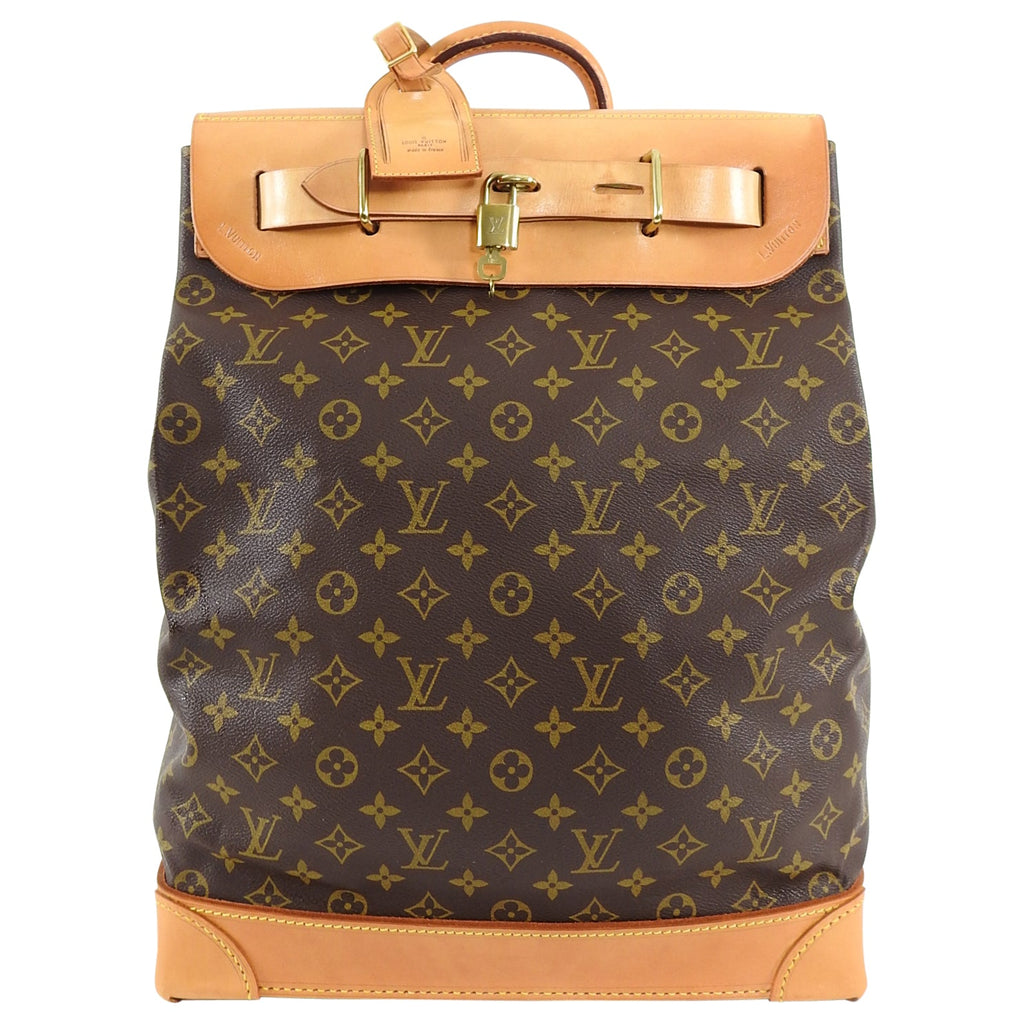 Louis Vuitton Vintage 1987 Monogram Steamer 35 Travel Bag