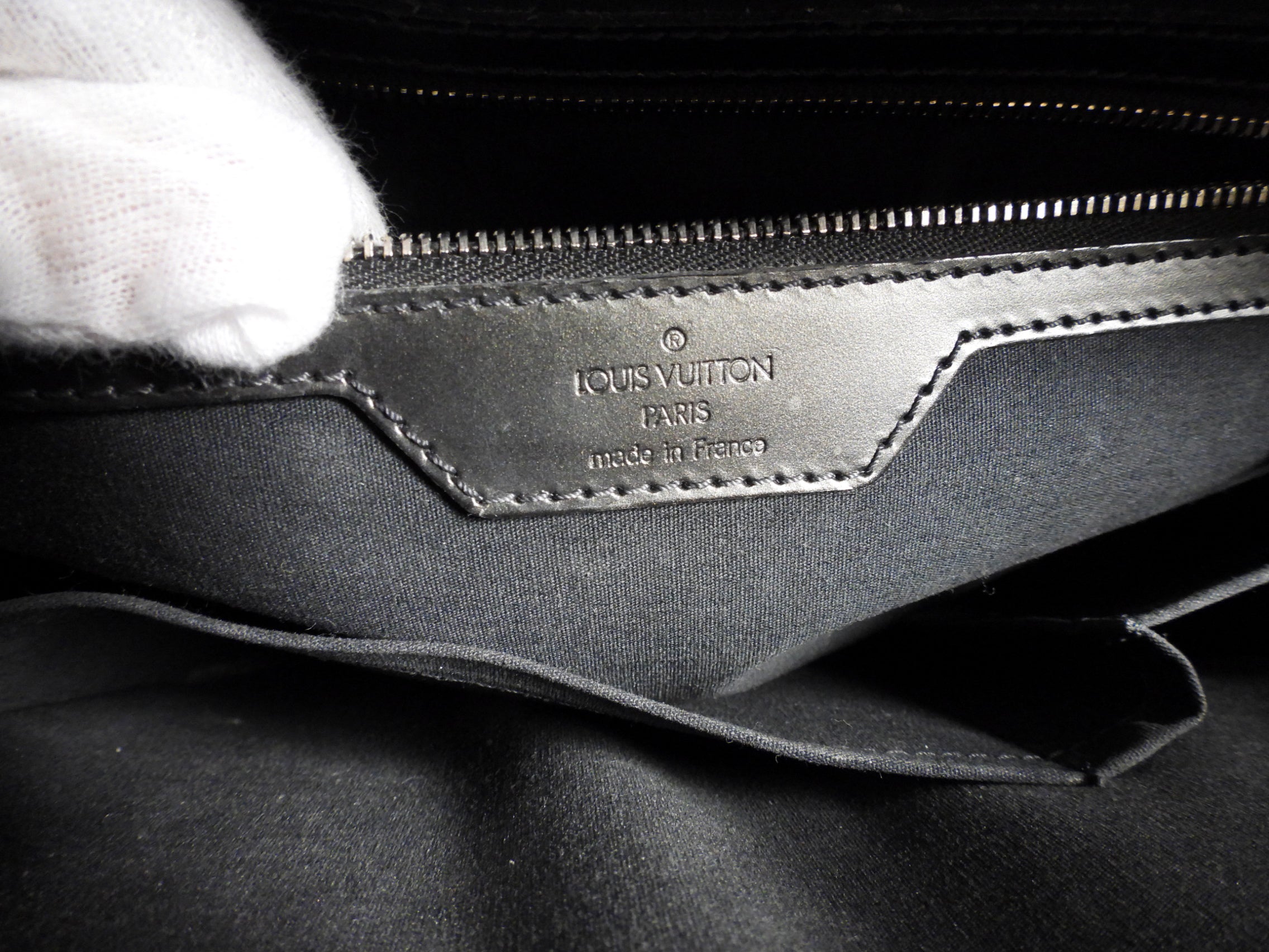 Louis Vuitton Vintage 2002 Mat Malden Charcoal Grey Handbag