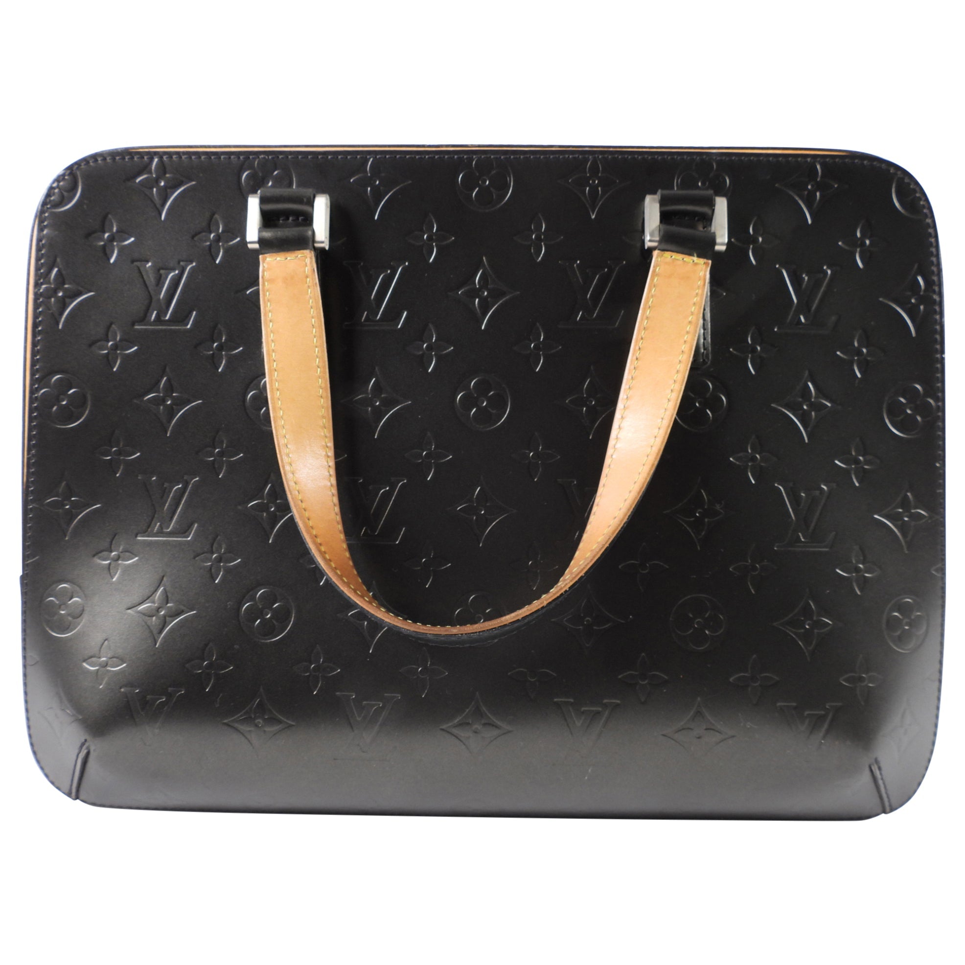 Louis Vuitton Vintage 2002 Mat Malden Charcoal Grey Handbag