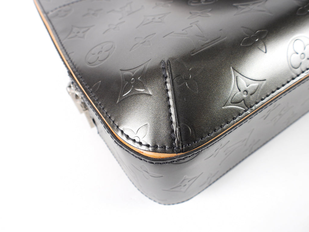 Louis Vuitton Vintage 2002 Mat Malden Charcoal Grey Handbag