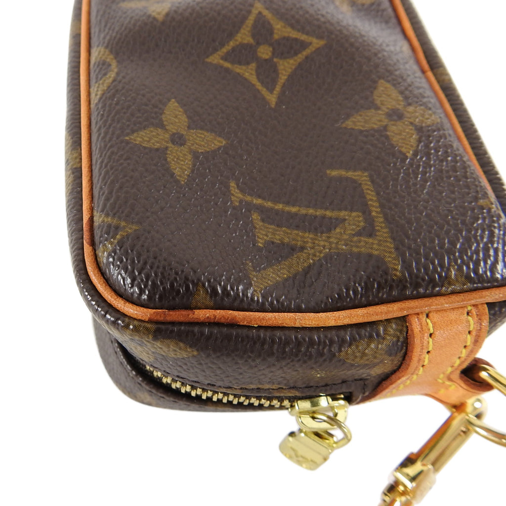 Louis Vuitton Monogram Wapity Wristlet Micro Bag