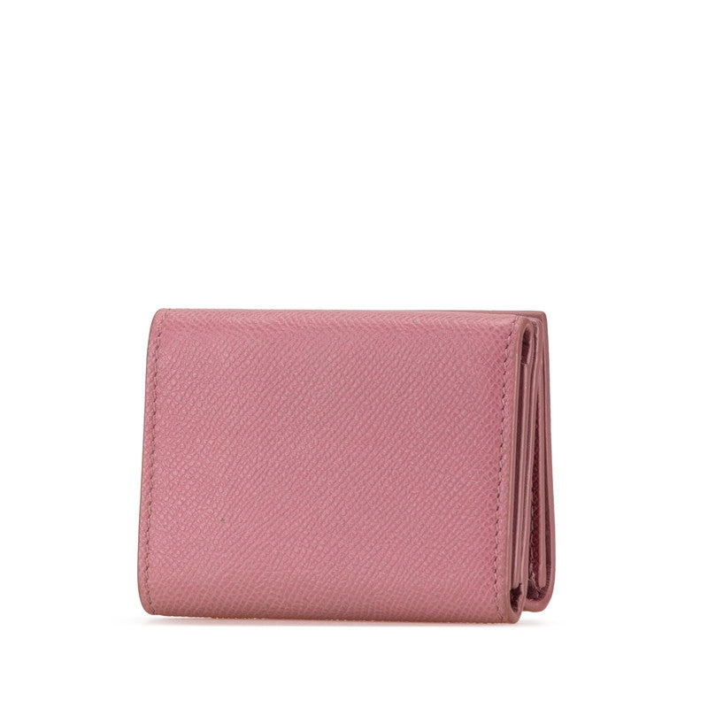 Dior Montaigne Compact Wallet Leather Wallet