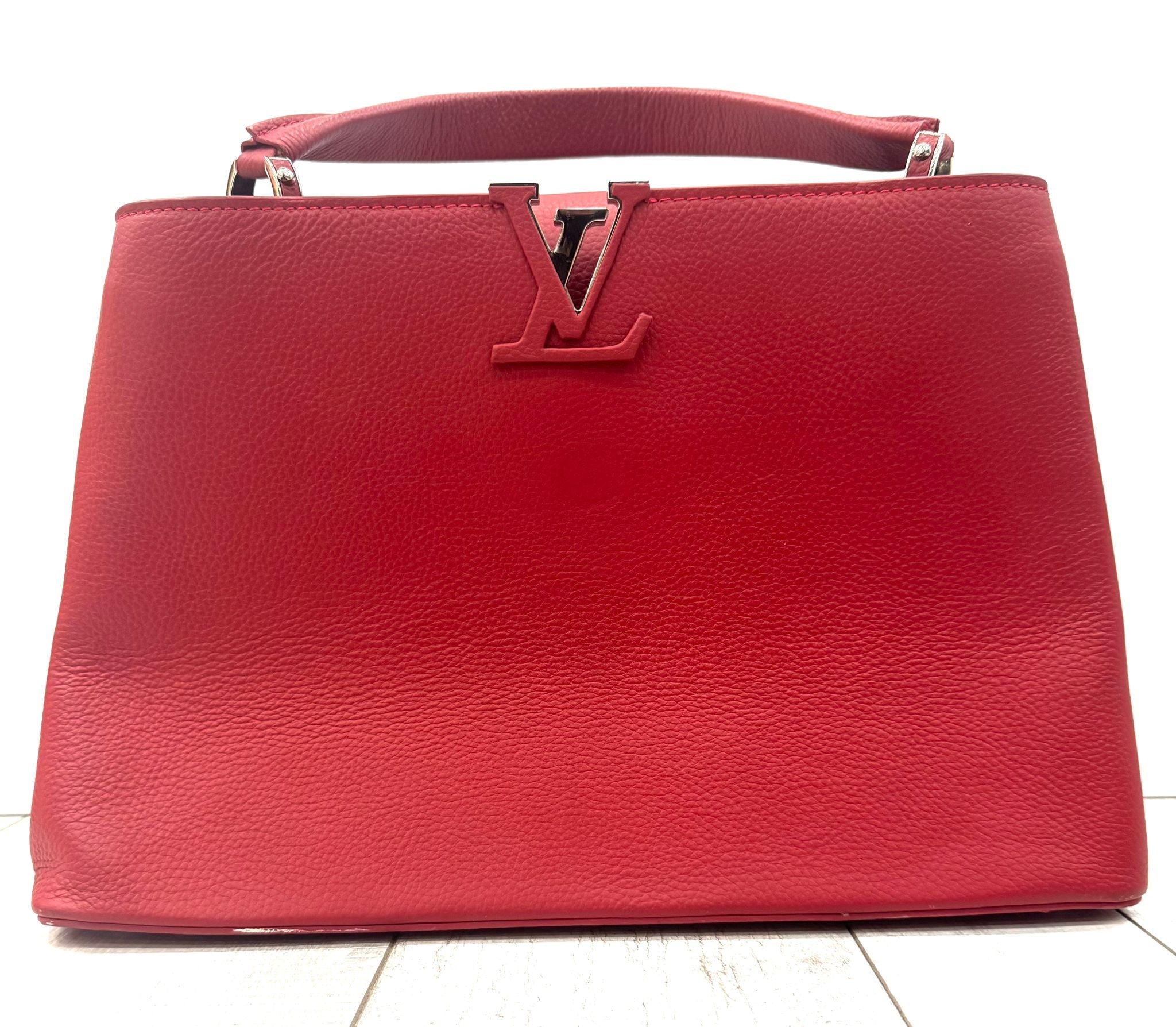LOUIS VUITTON VEAU CASHMERE MM CHERRY BAG