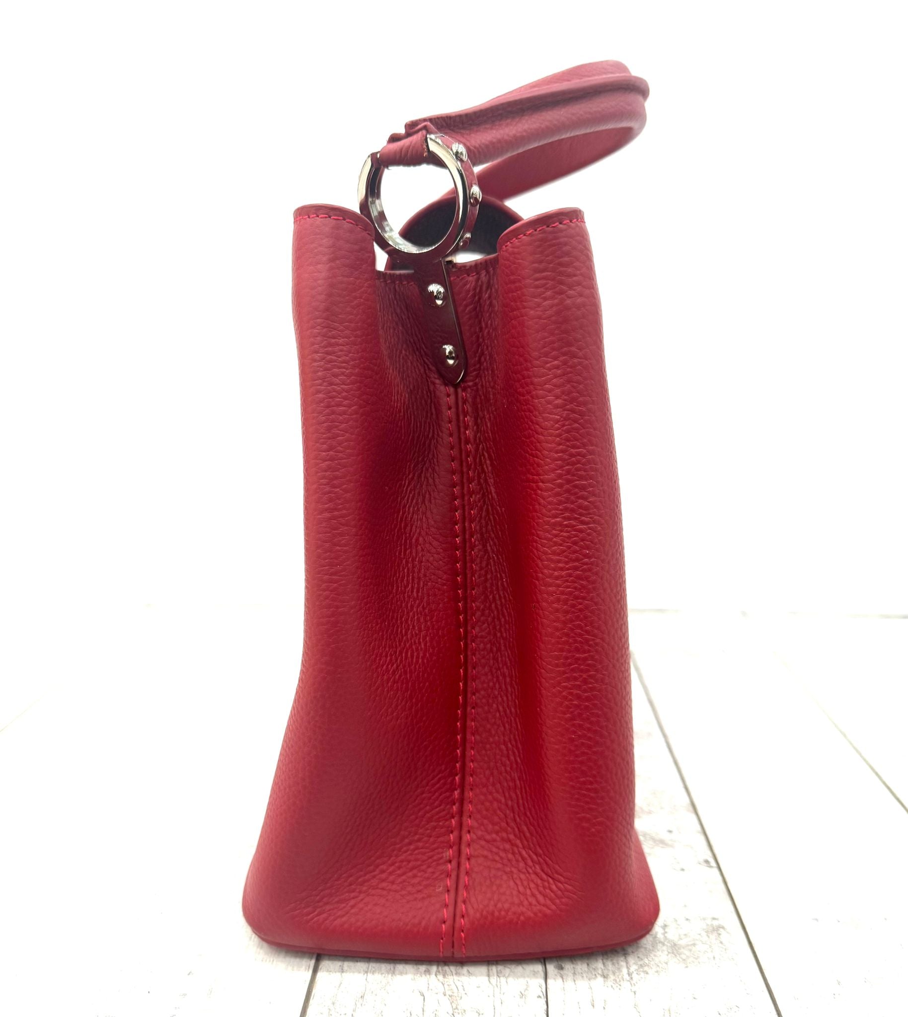 LOUIS VUITTON VEAU CASHMERE MM CHERRY BAG