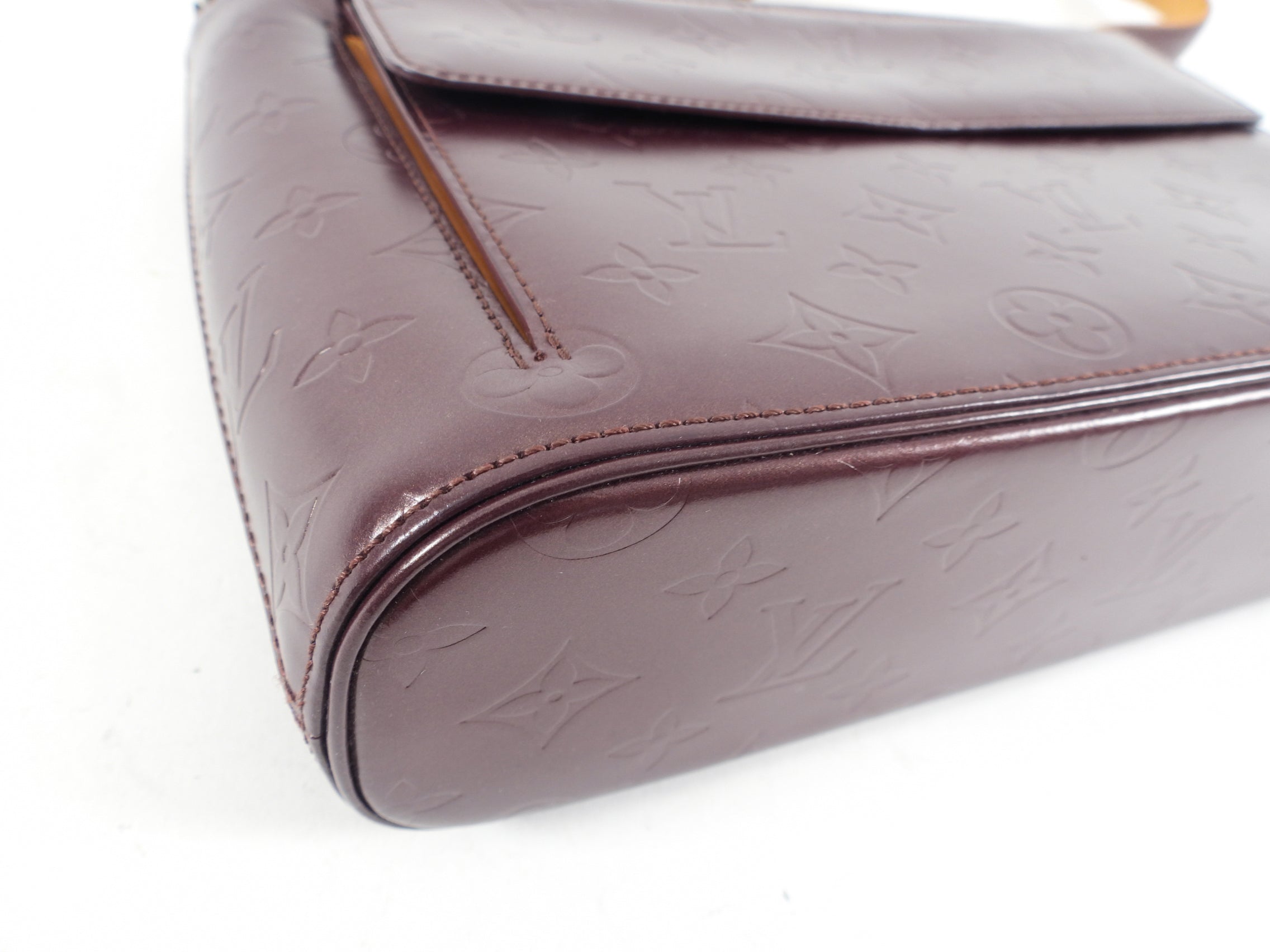 Louis Vuitton Monogram Mat Burgundy Allston Bag
