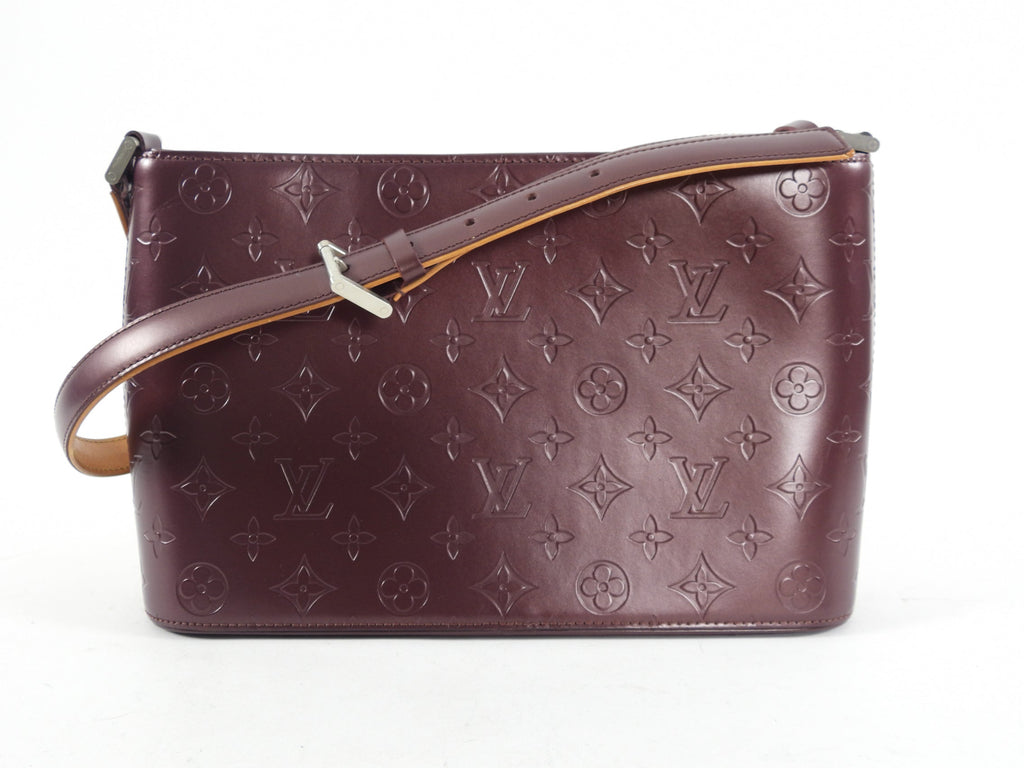 Louis Vuitton Monogram Mat Burgundy Allston Bag