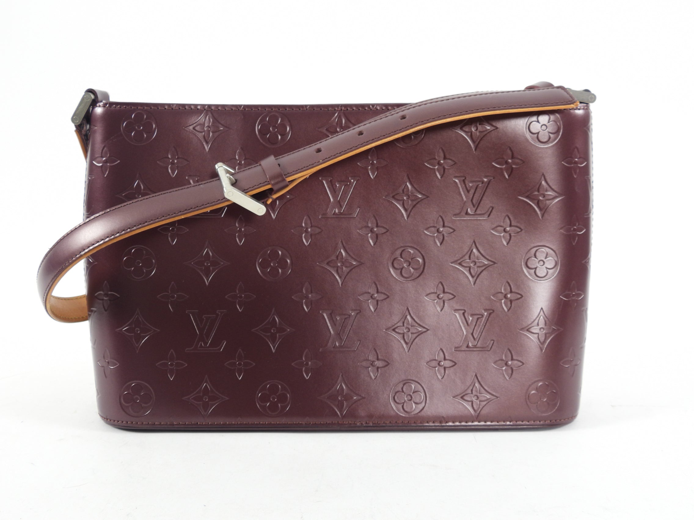 Louis Vuitton Monogram Mat Burgundy Allston Bag