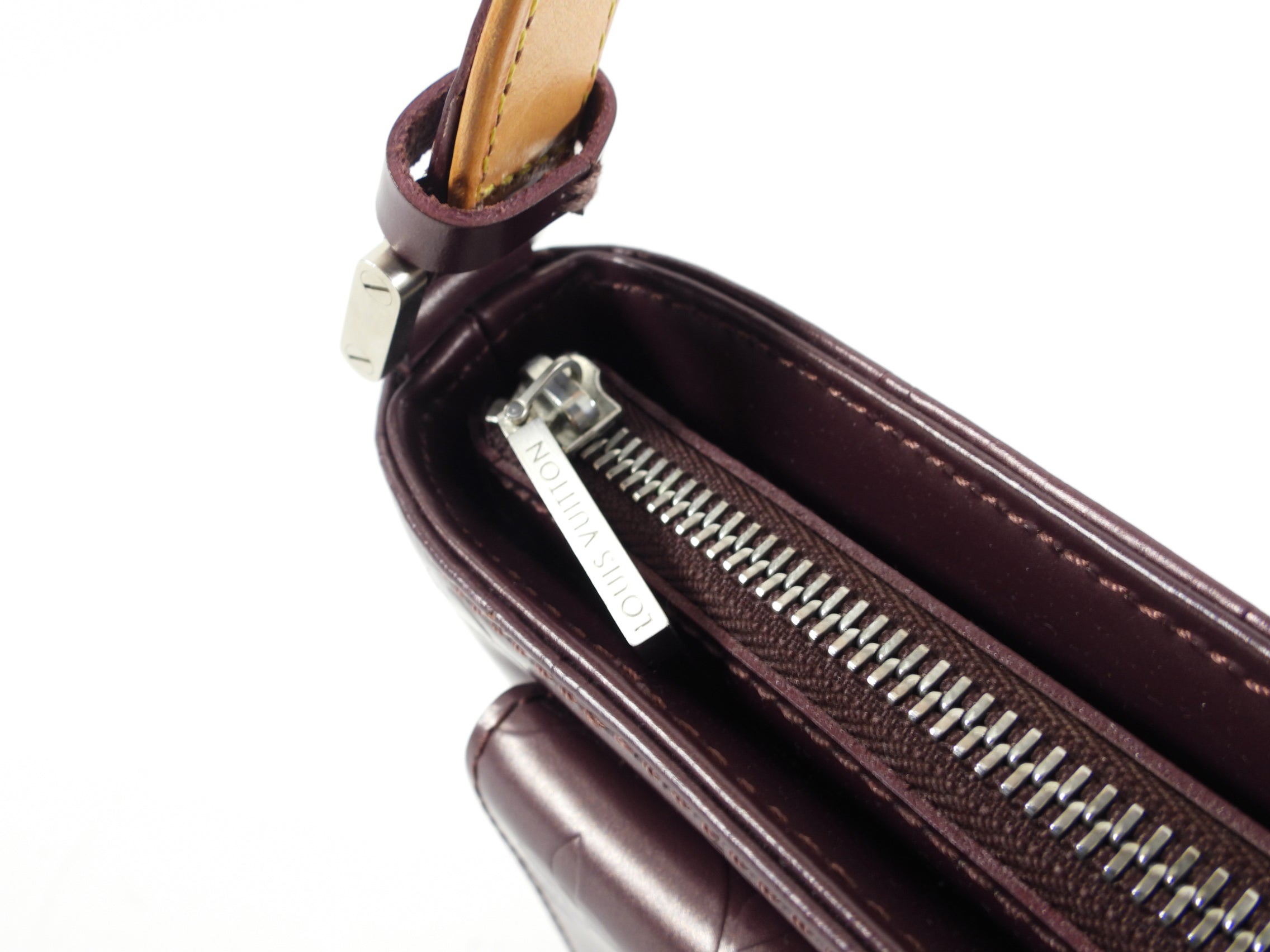 Louis Vuitton Monogram Mat Burgundy Allston Bag