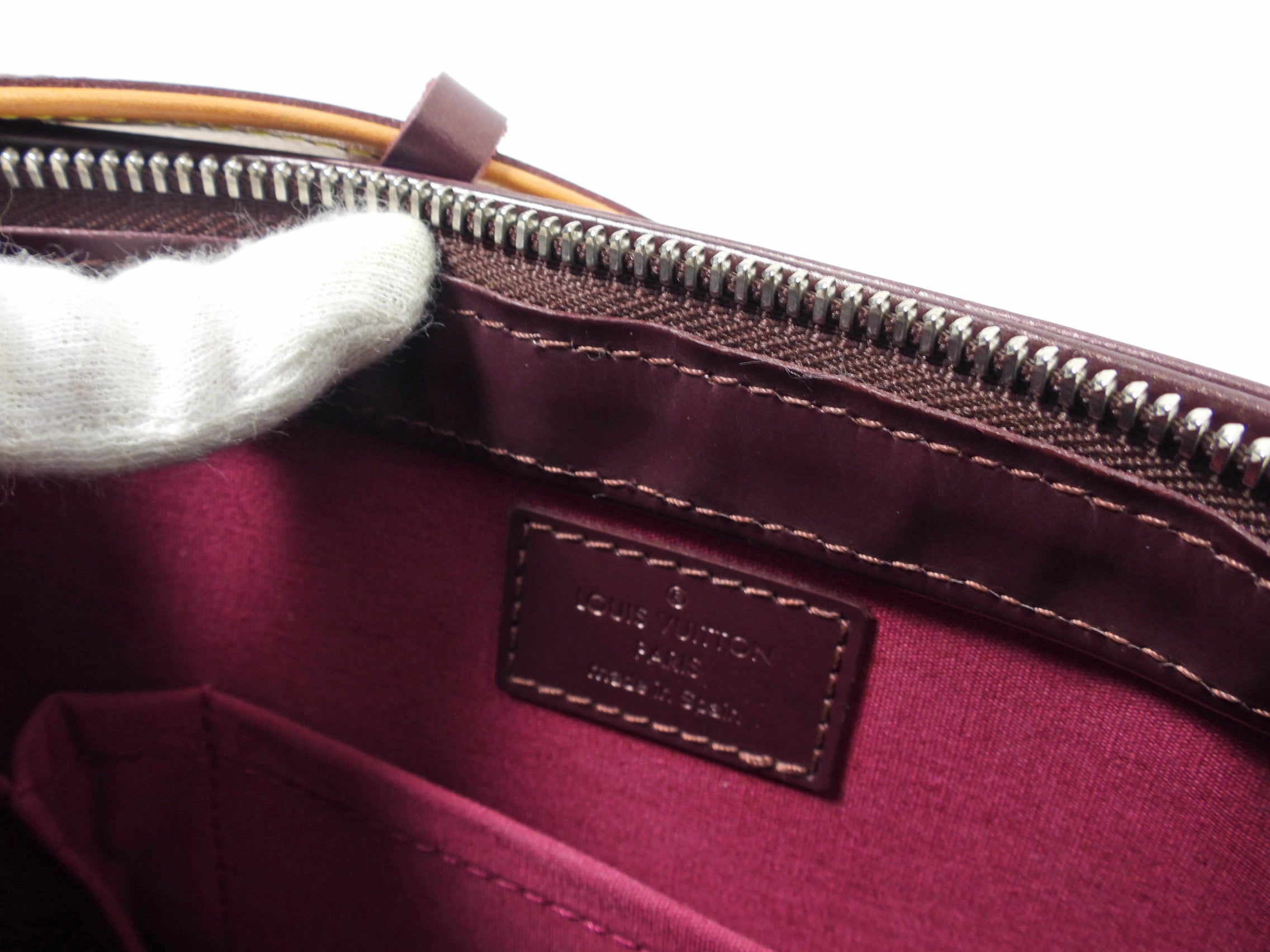 Louis Vuitton Monogram Mat Burgundy Allston Bag
