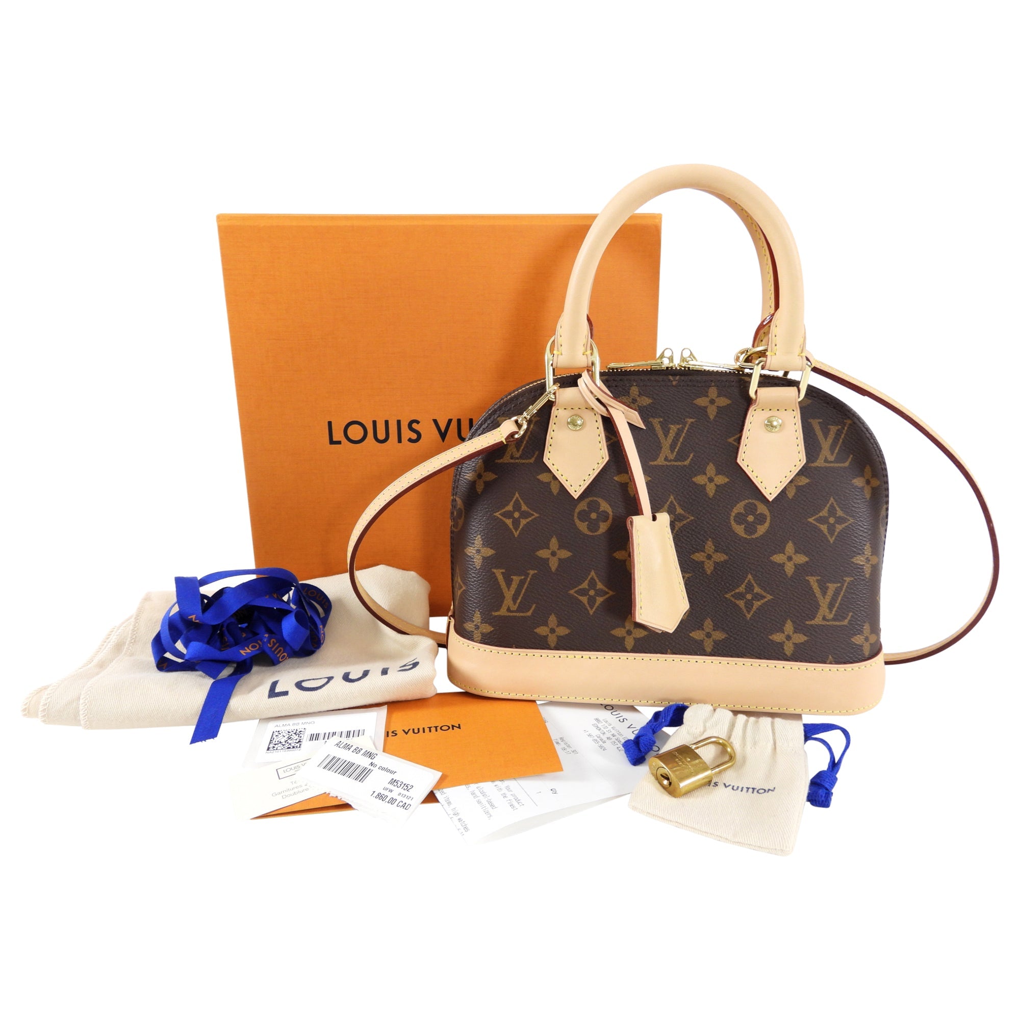 Louis Vuitton Monogram Alma BB Mini Crossbody Bag