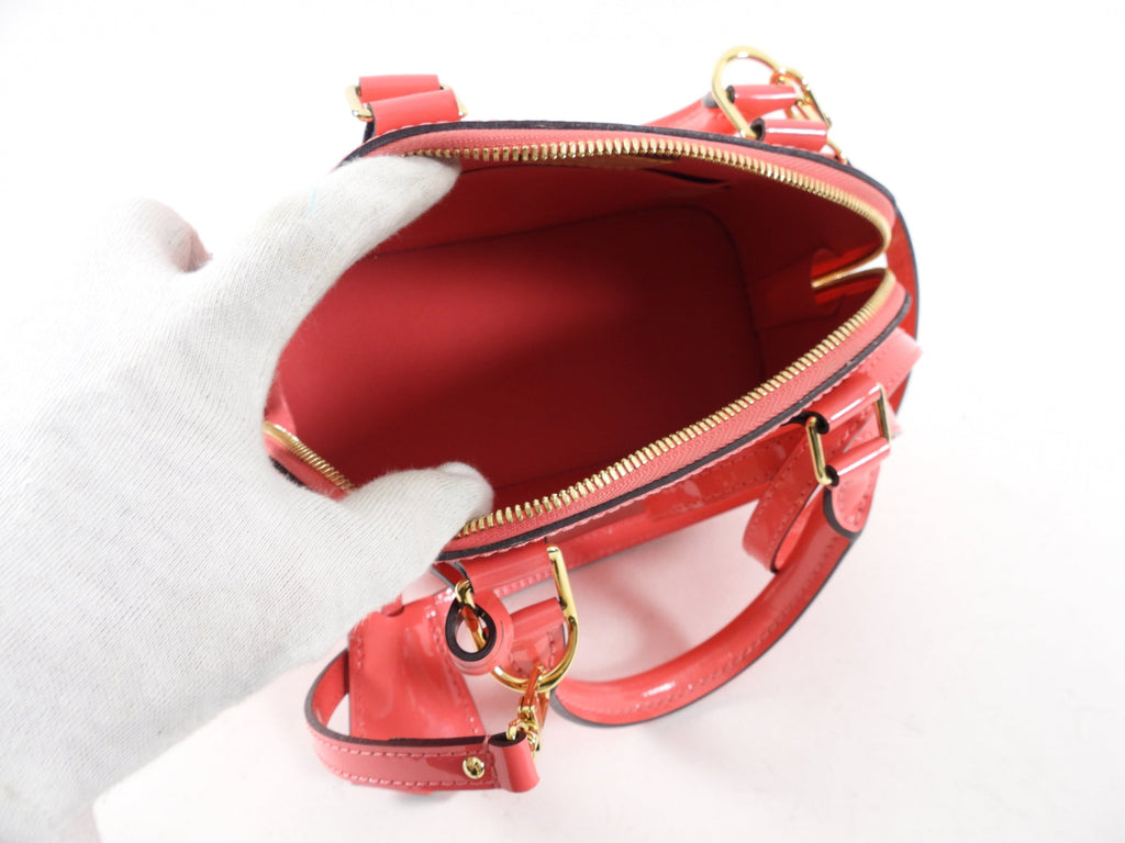 Louis Vuitton Hot Pink Vernis Alma BB Mini Bag
