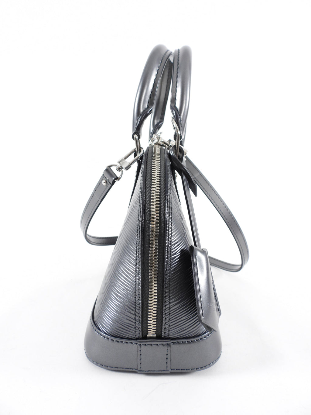 Louis Vuitton Grey Anthracite Epi Alma BB Crossbody Bag