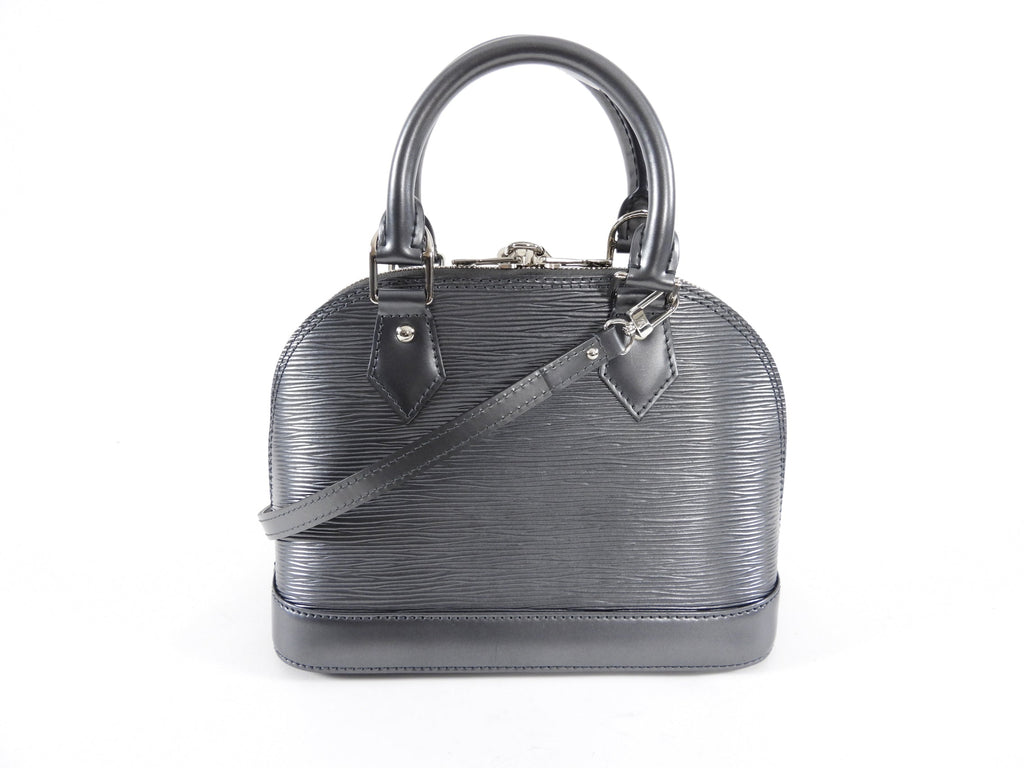 Louis Vuitton Grey Anthracite Epi Alma BB Crossbody Bag