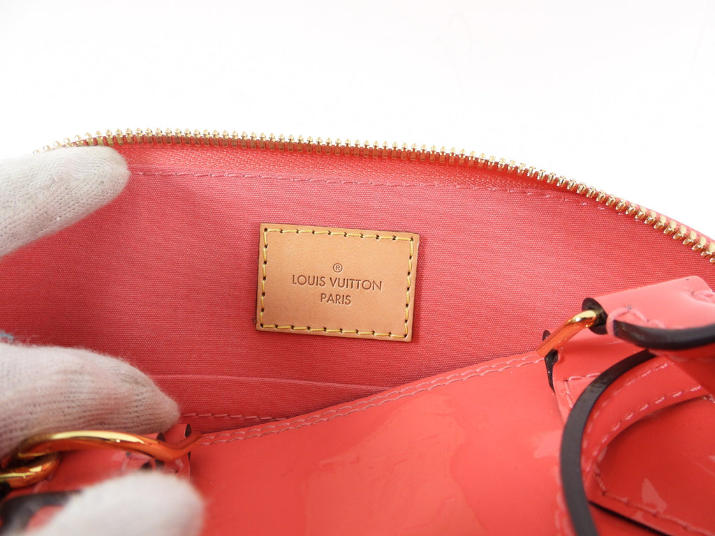 Louis Vuitton Hot Pink Vernis Alma BB Mini Bag