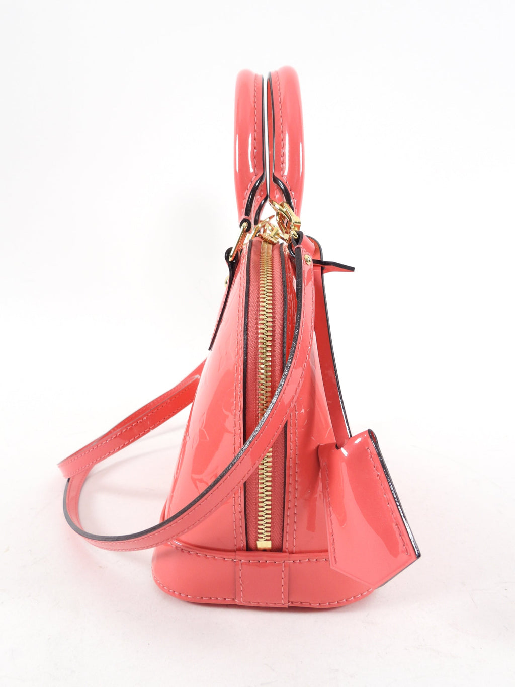 Louis Vuitton Hot Pink Vernis Alma BB Mini Bag