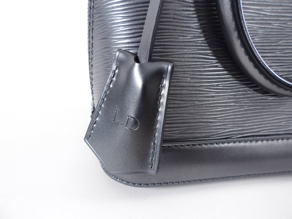 Louis Vuitton Grey Anthracite Epi Alma BB Crossbody Bag