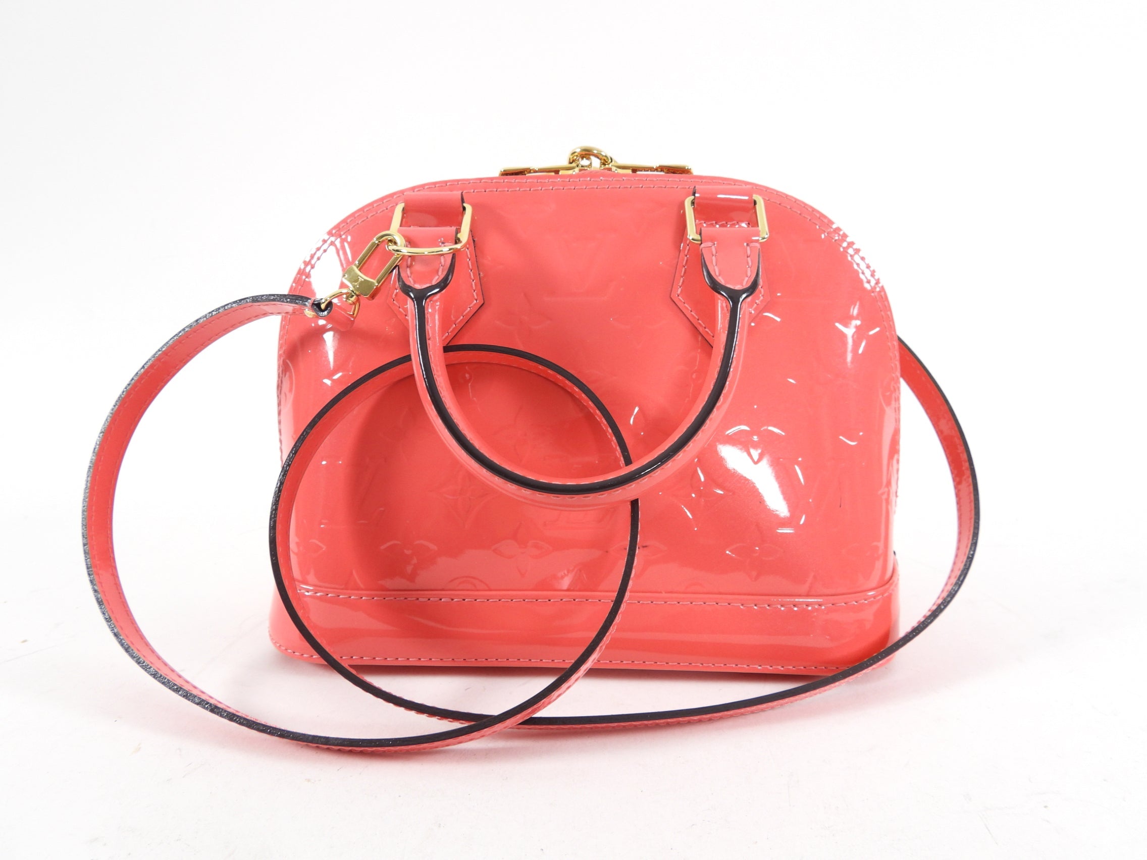 Louis Vuitton Hot Pink Vernis Alma BB Mini Bag