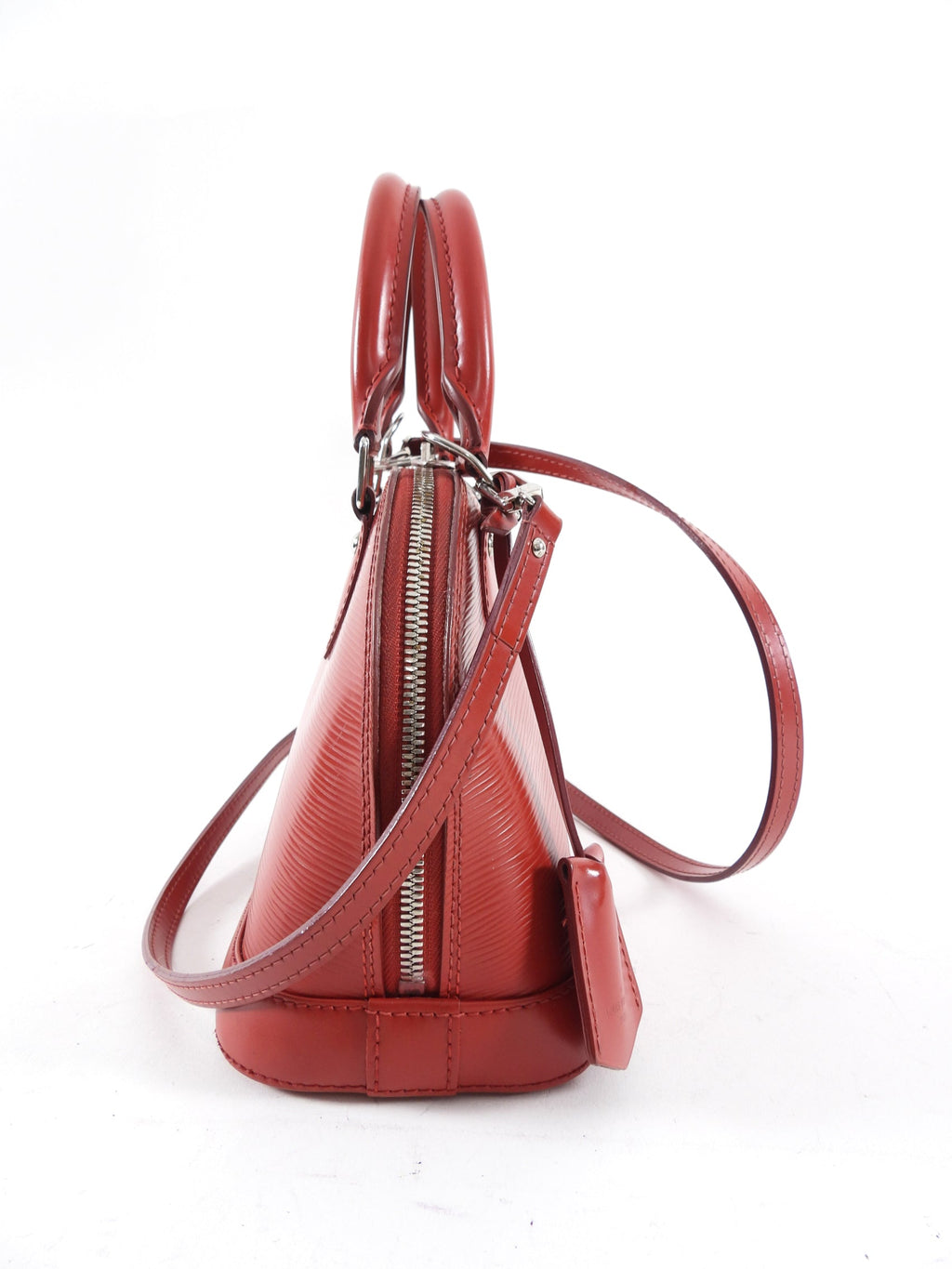 Louis Vuitton Red Epi Alma BB Crossbody Bag