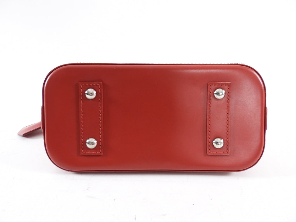 Louis Vuitton Red Epi Alma BB Crossbody Bag
