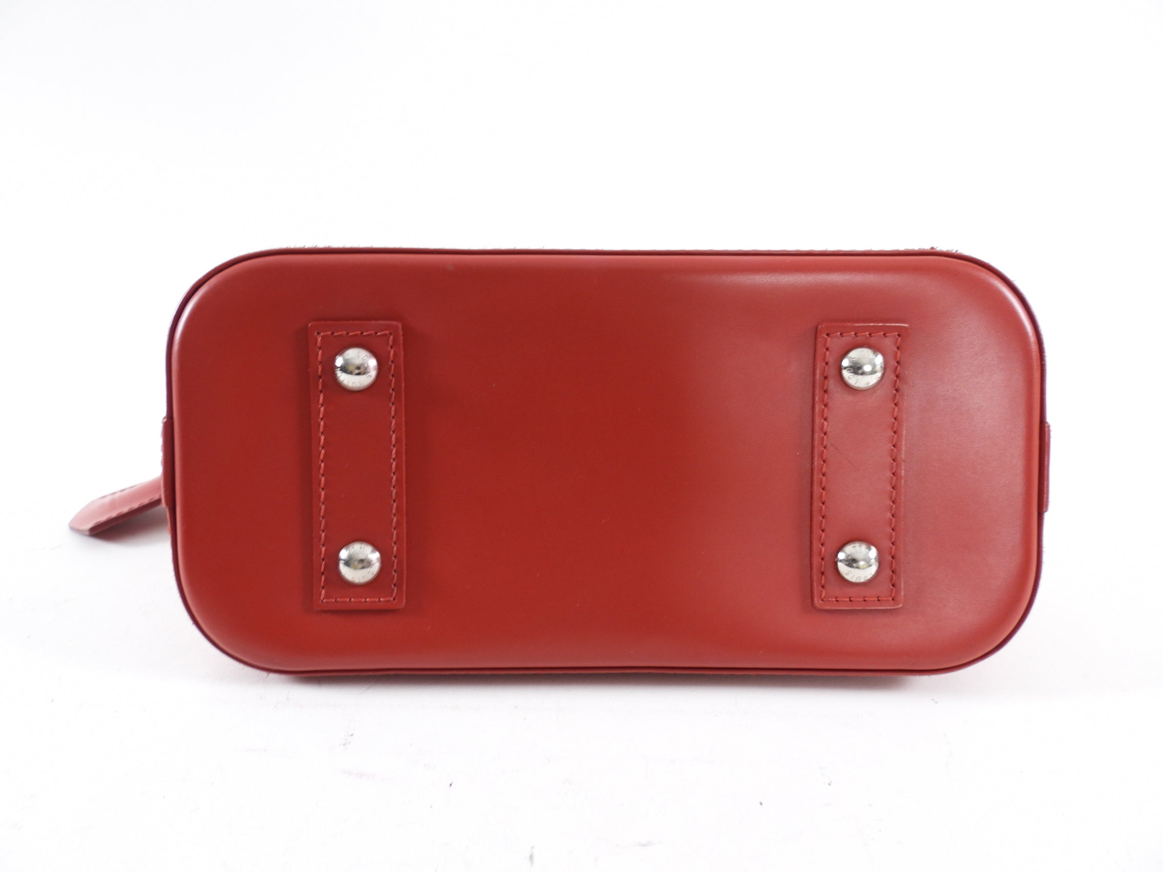 Louis Vuitton Red Epi Alma BB Crossbody Bag
