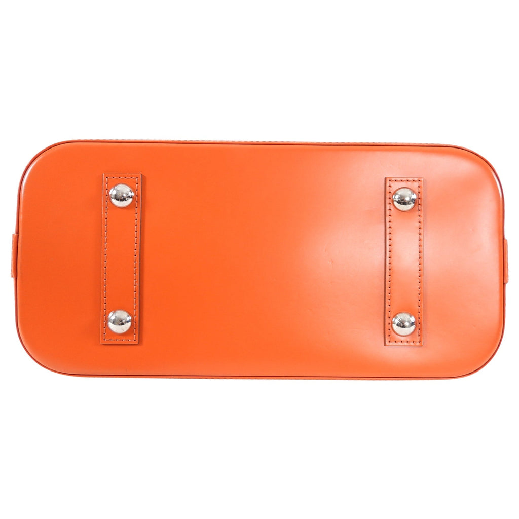 Louis Vuitton Orange Epi Alma PM Silvertone Hardware