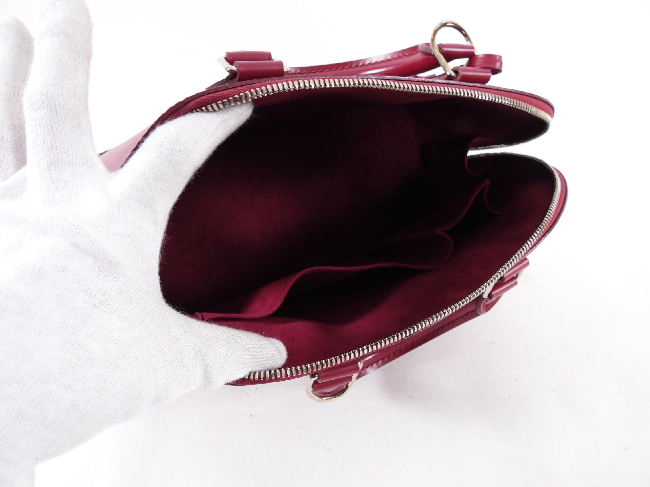 Louis Vuitton Fuchsia Epi Leather Alma PM Bag
