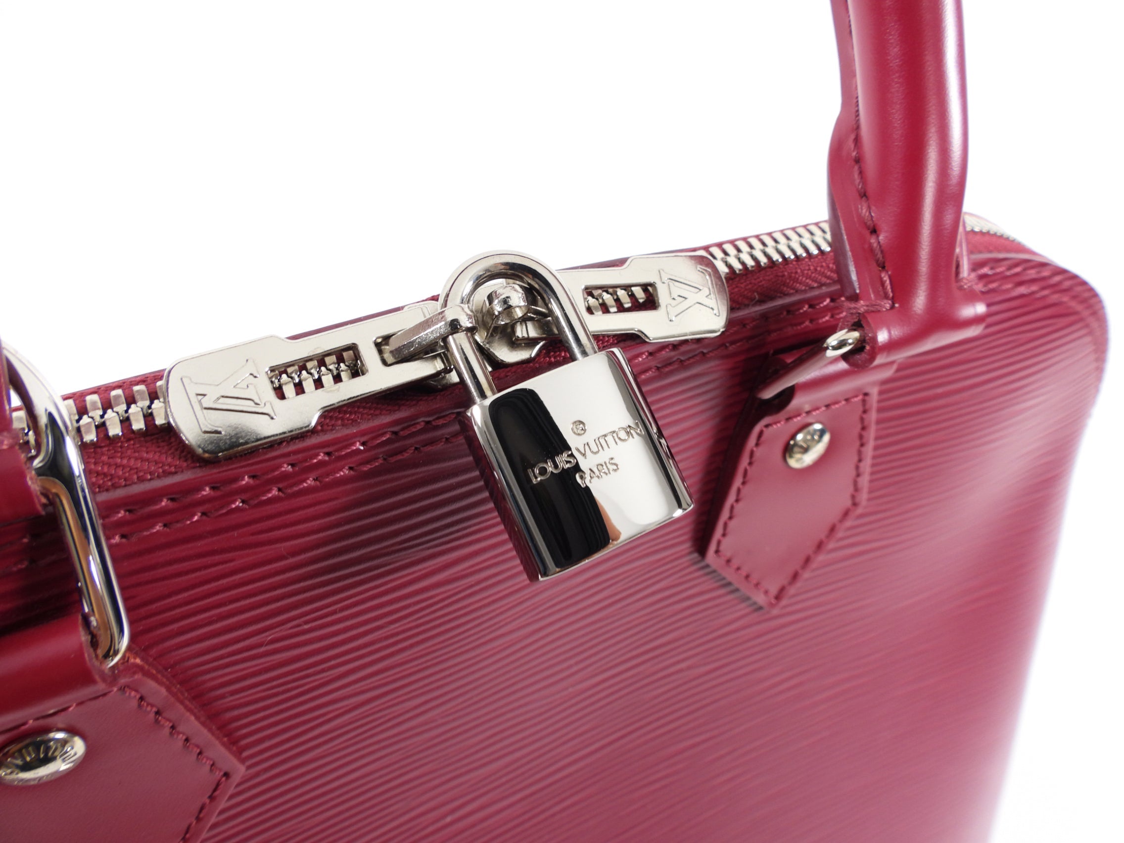 Louis Vuitton Fuchsia Epi Leather Alma PM Bag