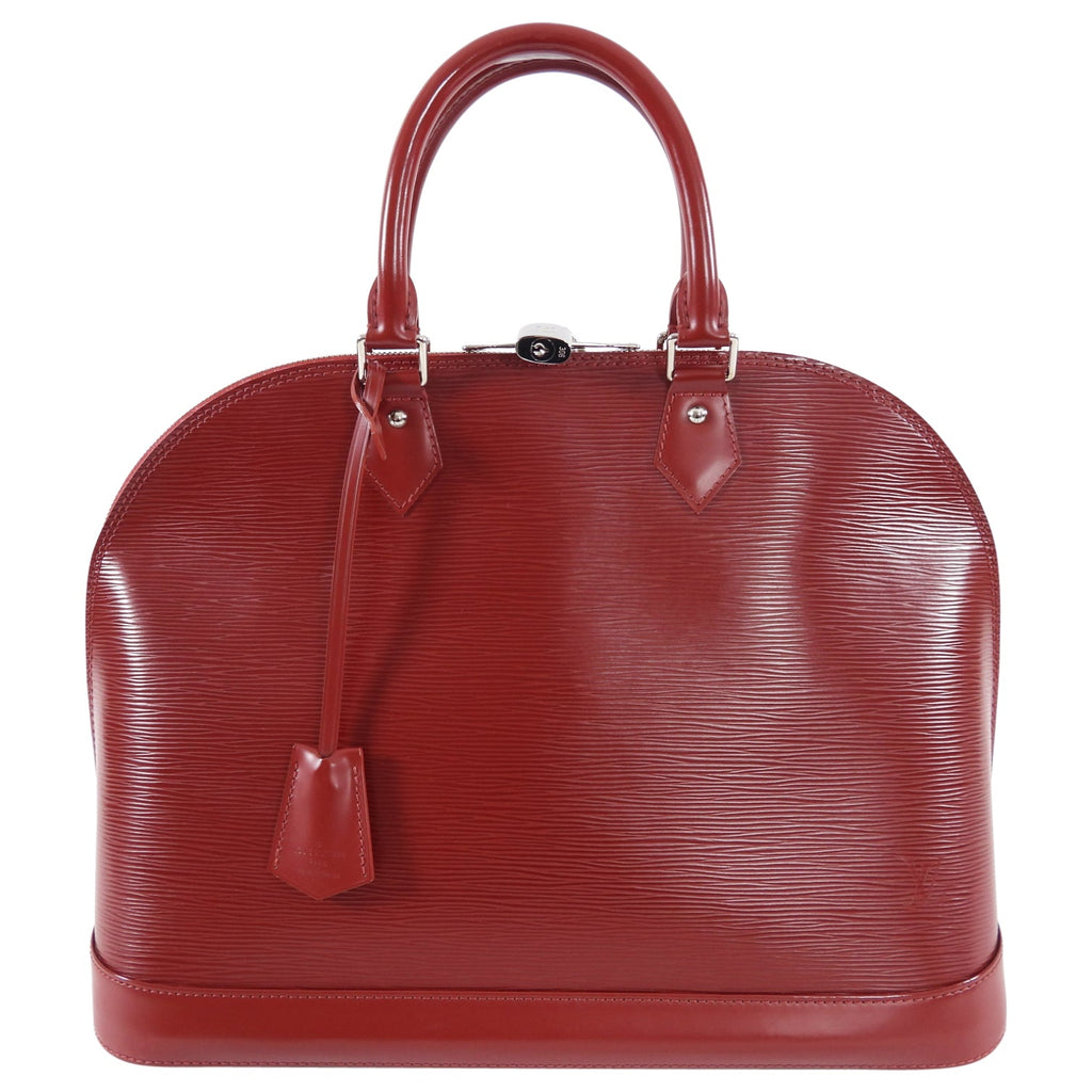 Louis Vuitton Carmine Epi Alma GM Bag